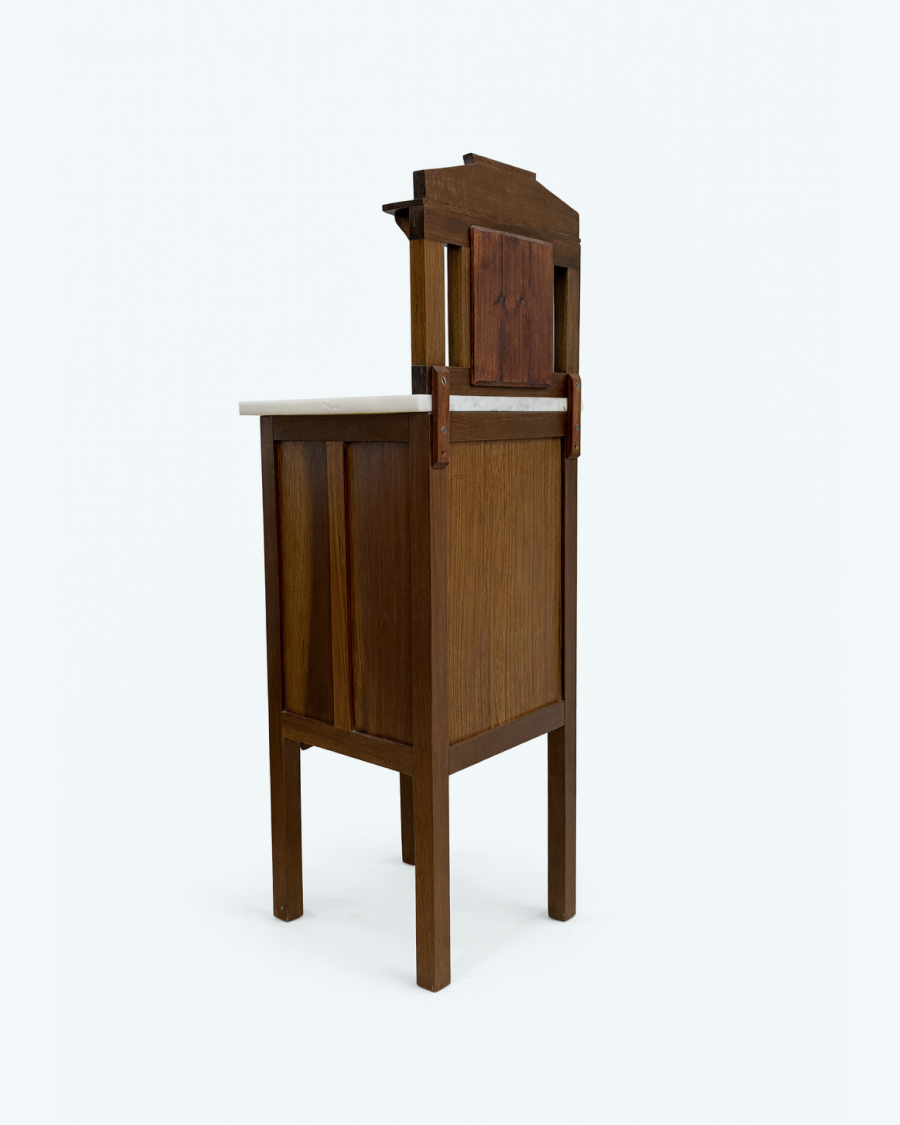 Early 20th Century Washstand with Marble Top (c. 1910)
