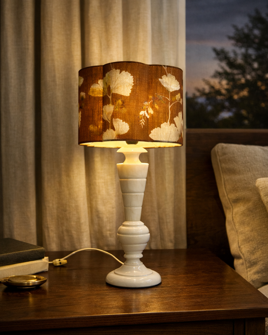 Table Lamp with Solid Marble Base