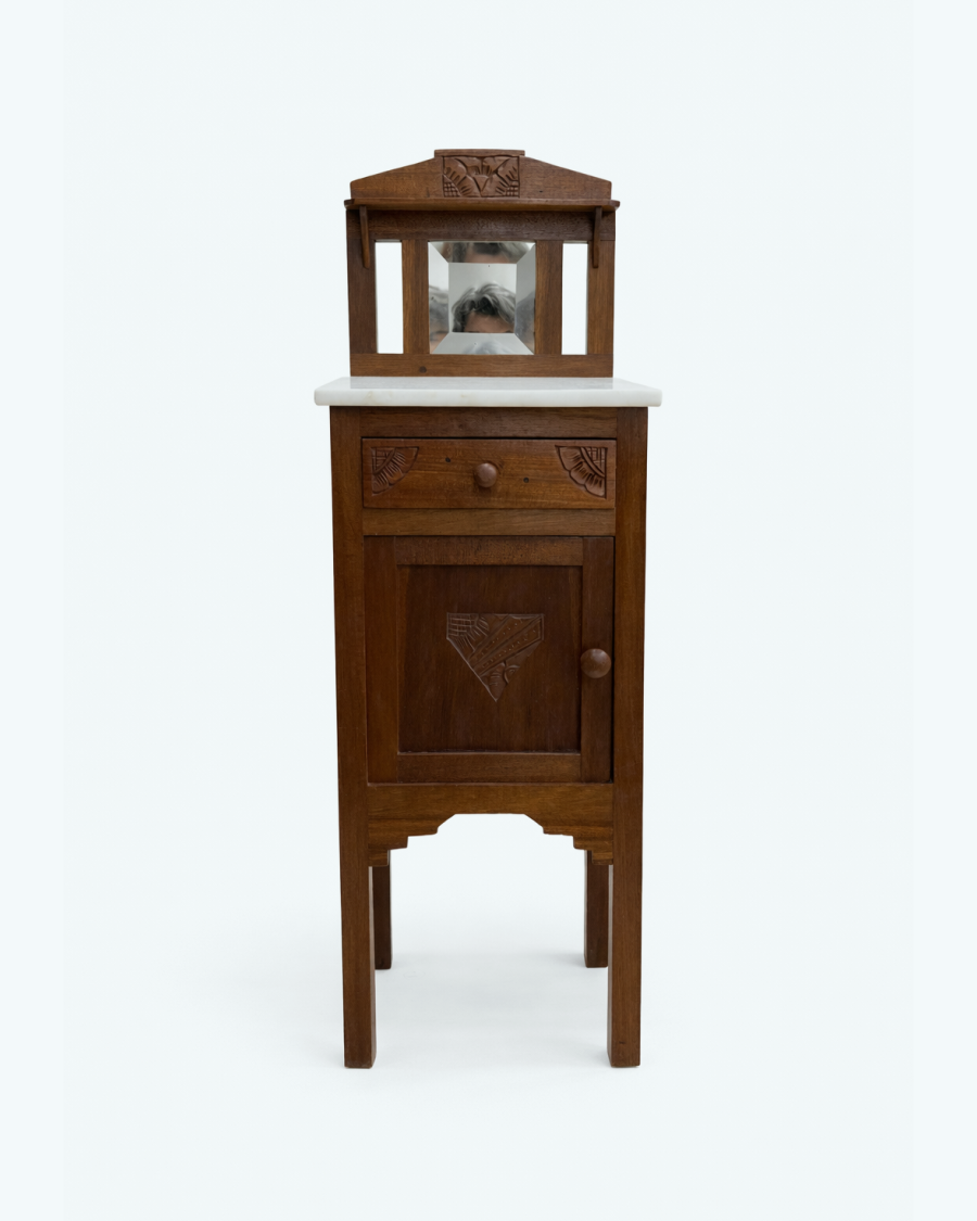 Early 20th Century Washstand with Marble Top (c. 1910)