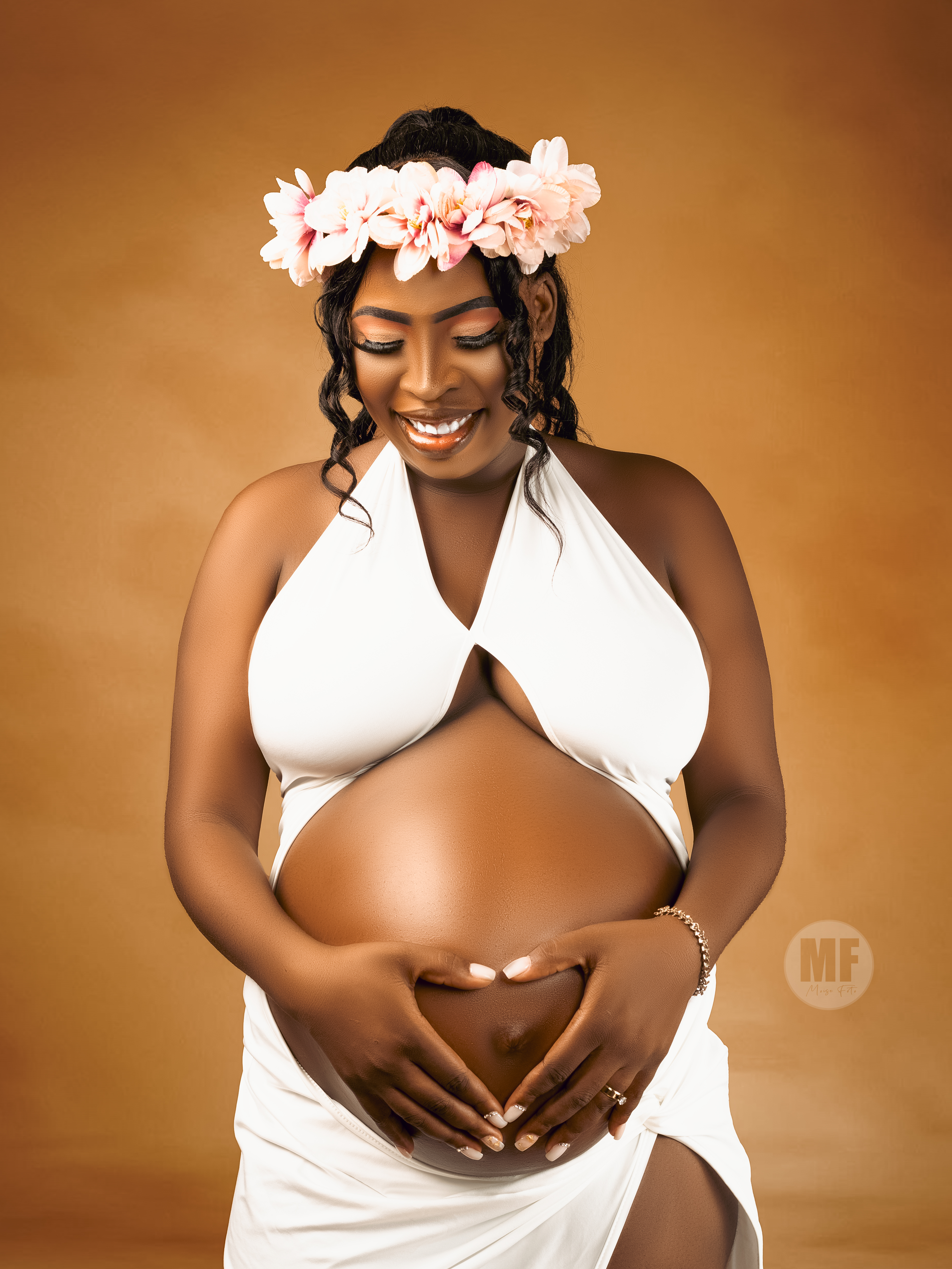 Flowing Maternity Gown