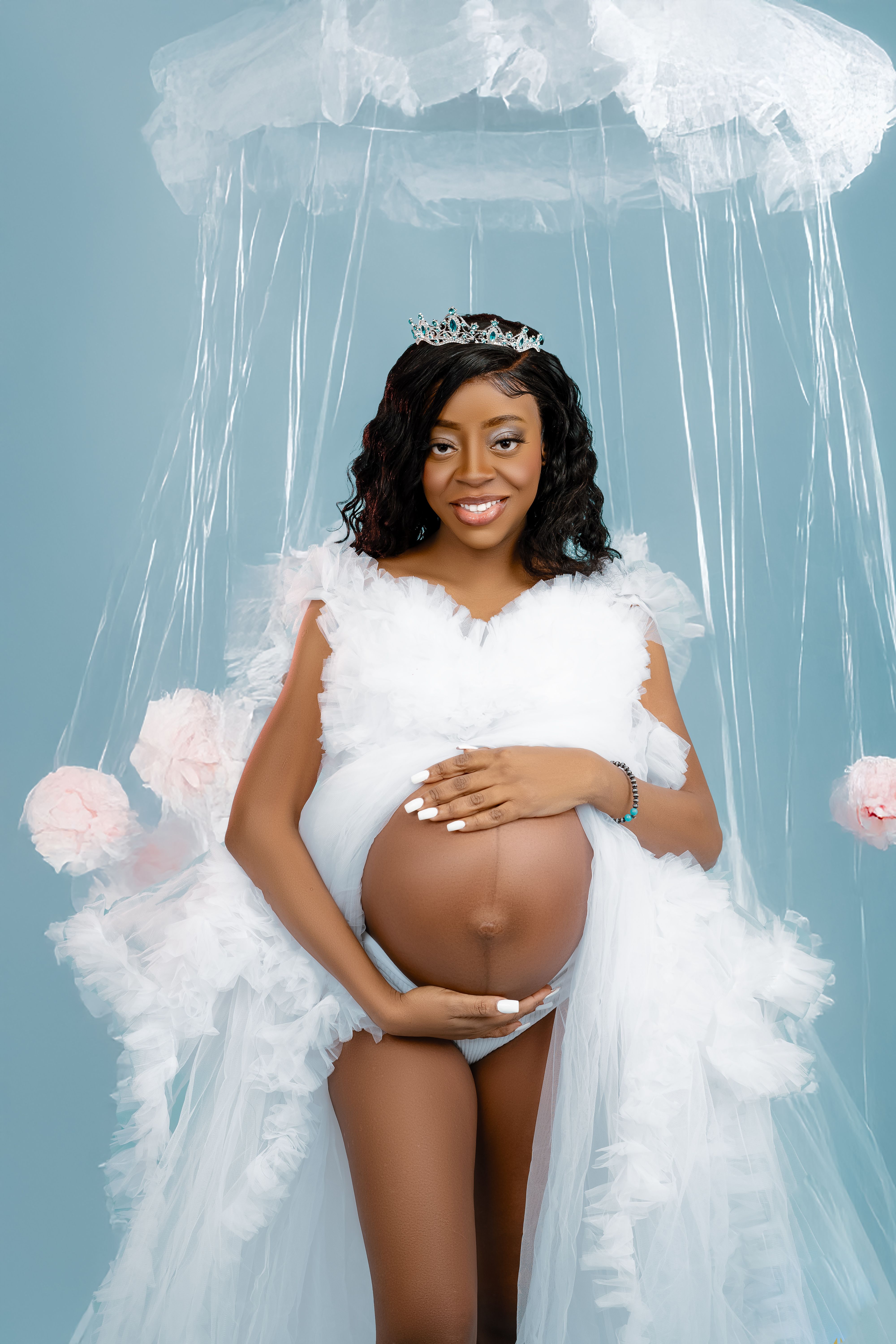 Flowing Maternity Gown