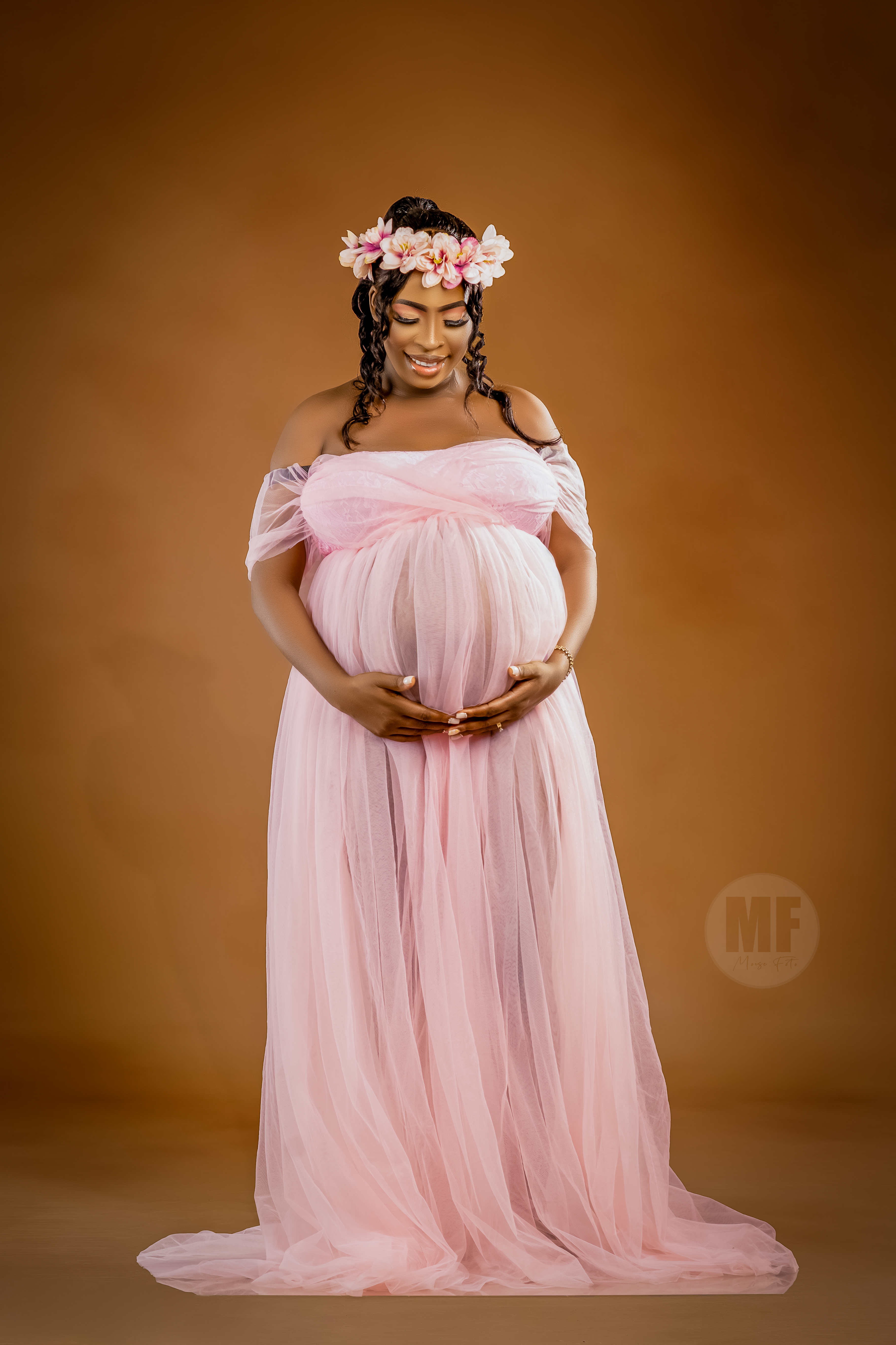 Flowing Maternity Gown