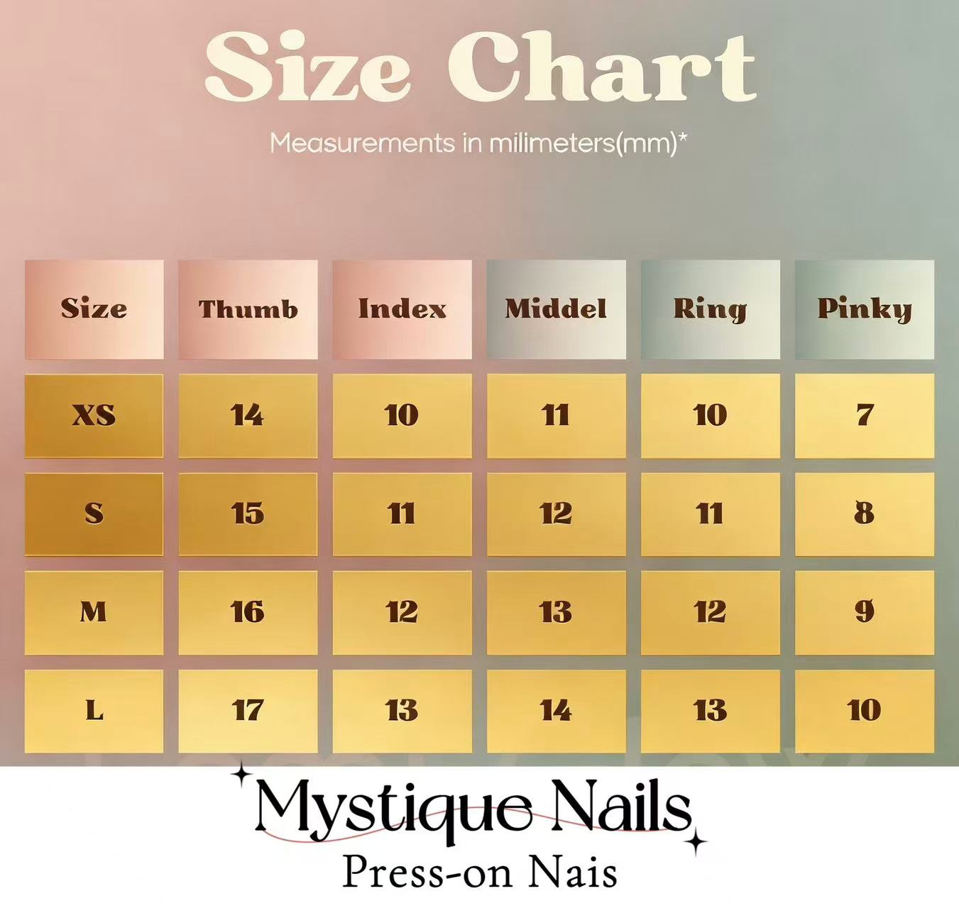 Mystique Nails Handmade Nail Set