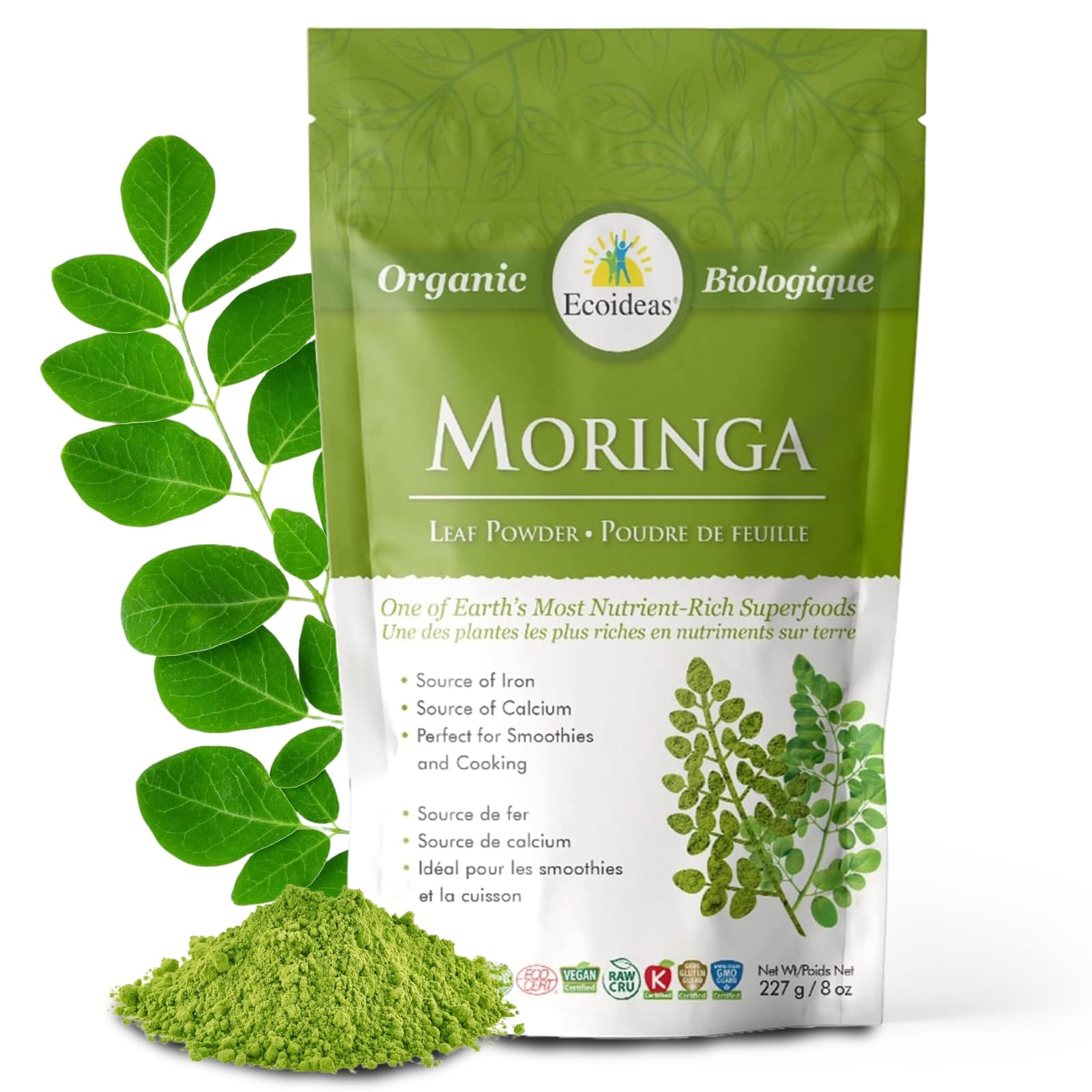 Ecoideas Organic Moringa Leaf Powder