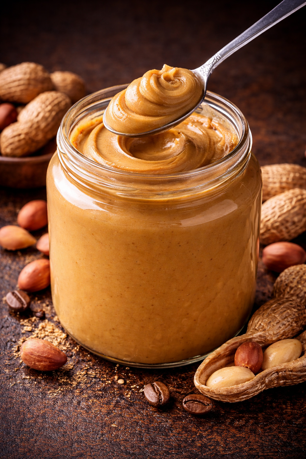 Papildomai – vidus išteptas riešutų sviestu