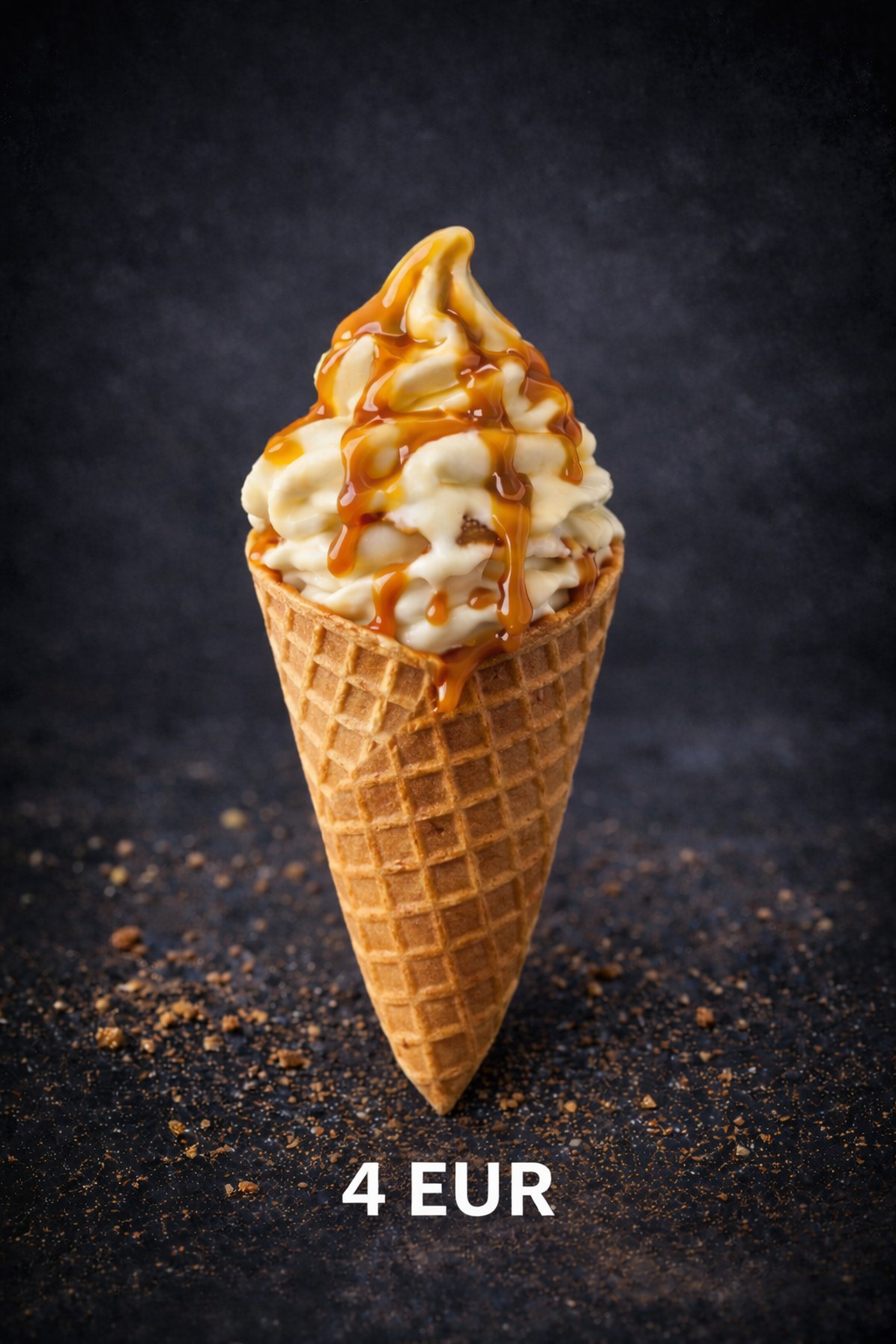 Minkšti ledai vaflyje