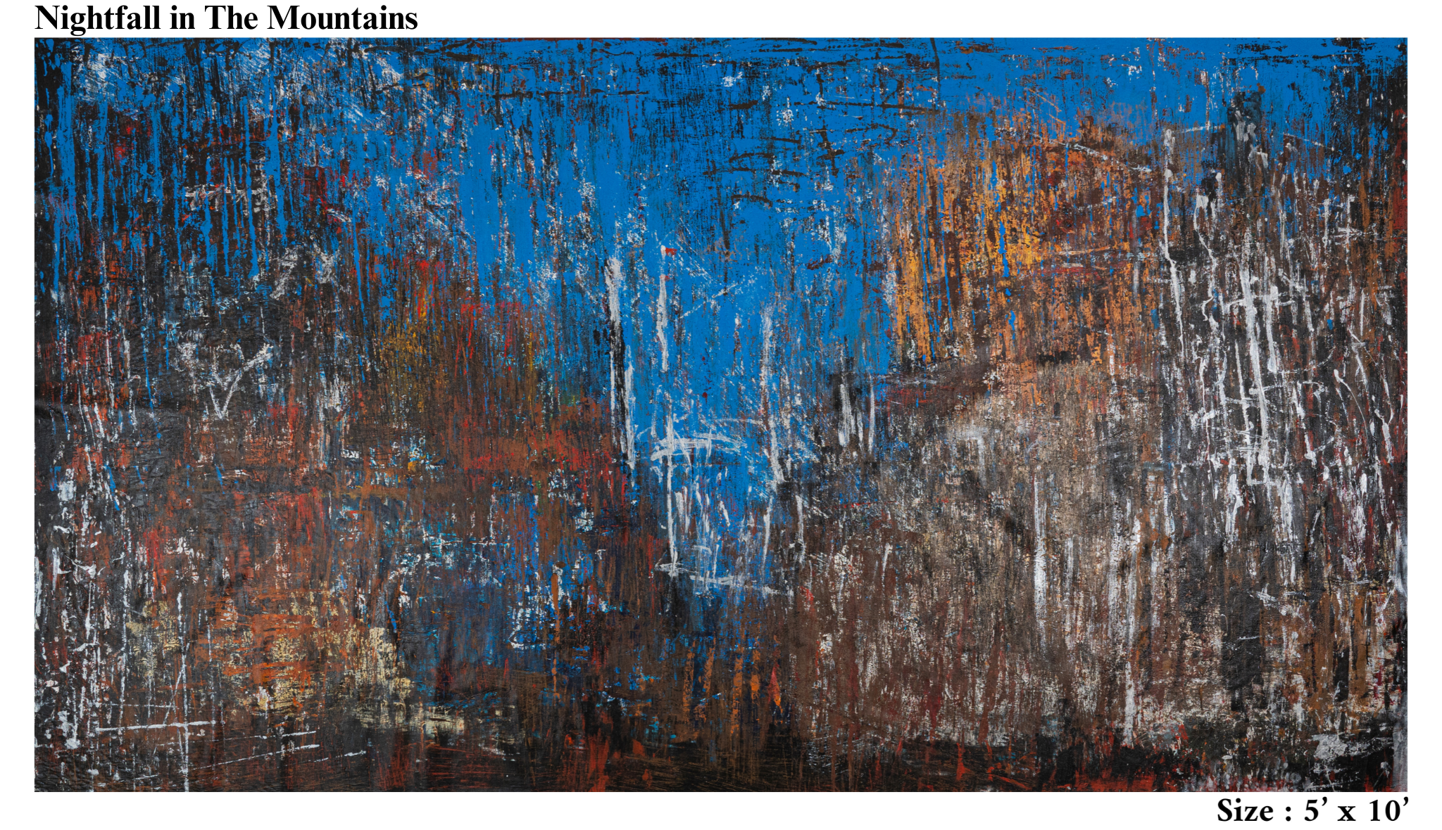 Nightfall in The Mountains