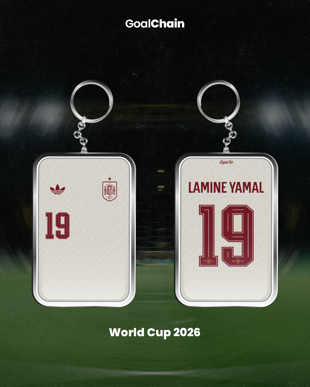Portachiavi Spagna WC 2026