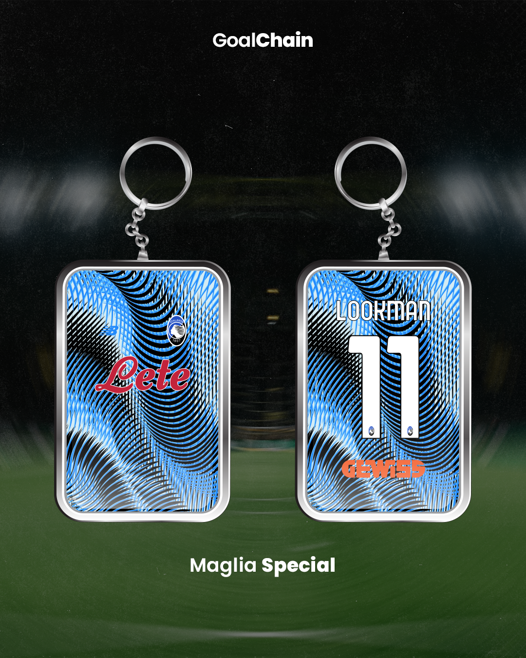 Portachiavi Atalanta Third Kit