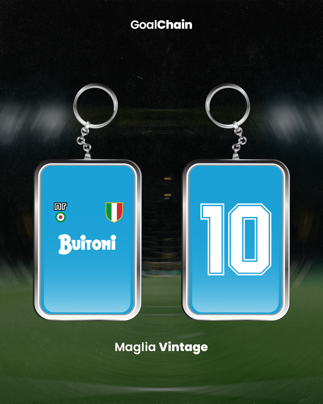 Portachiavi Napoli vintage