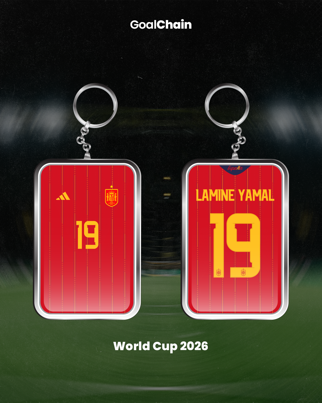 Portachiavi Spagna WC 2026