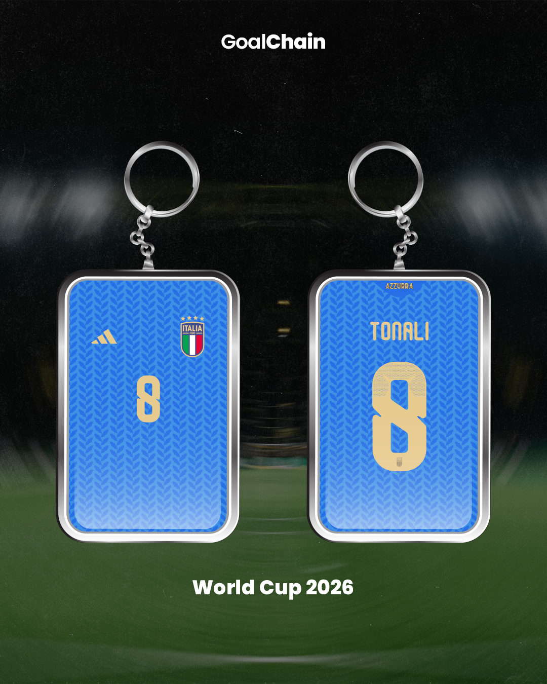 Portachiavi Italia WC 2026