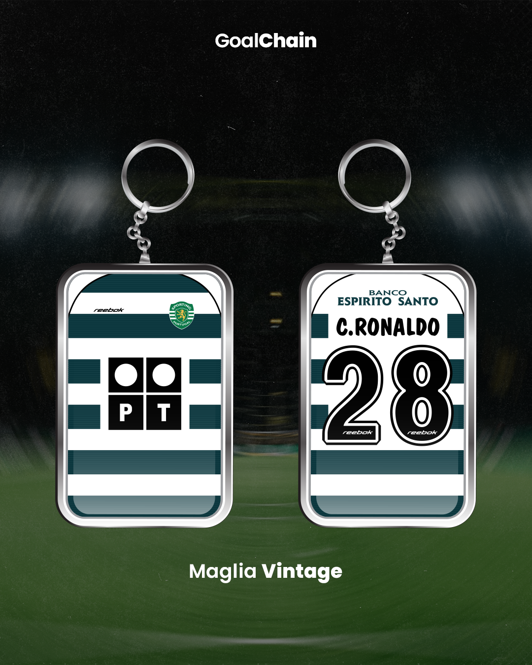 Portachiavi Sporting Lisbona "Cristiano Ronaldo" 2002/03