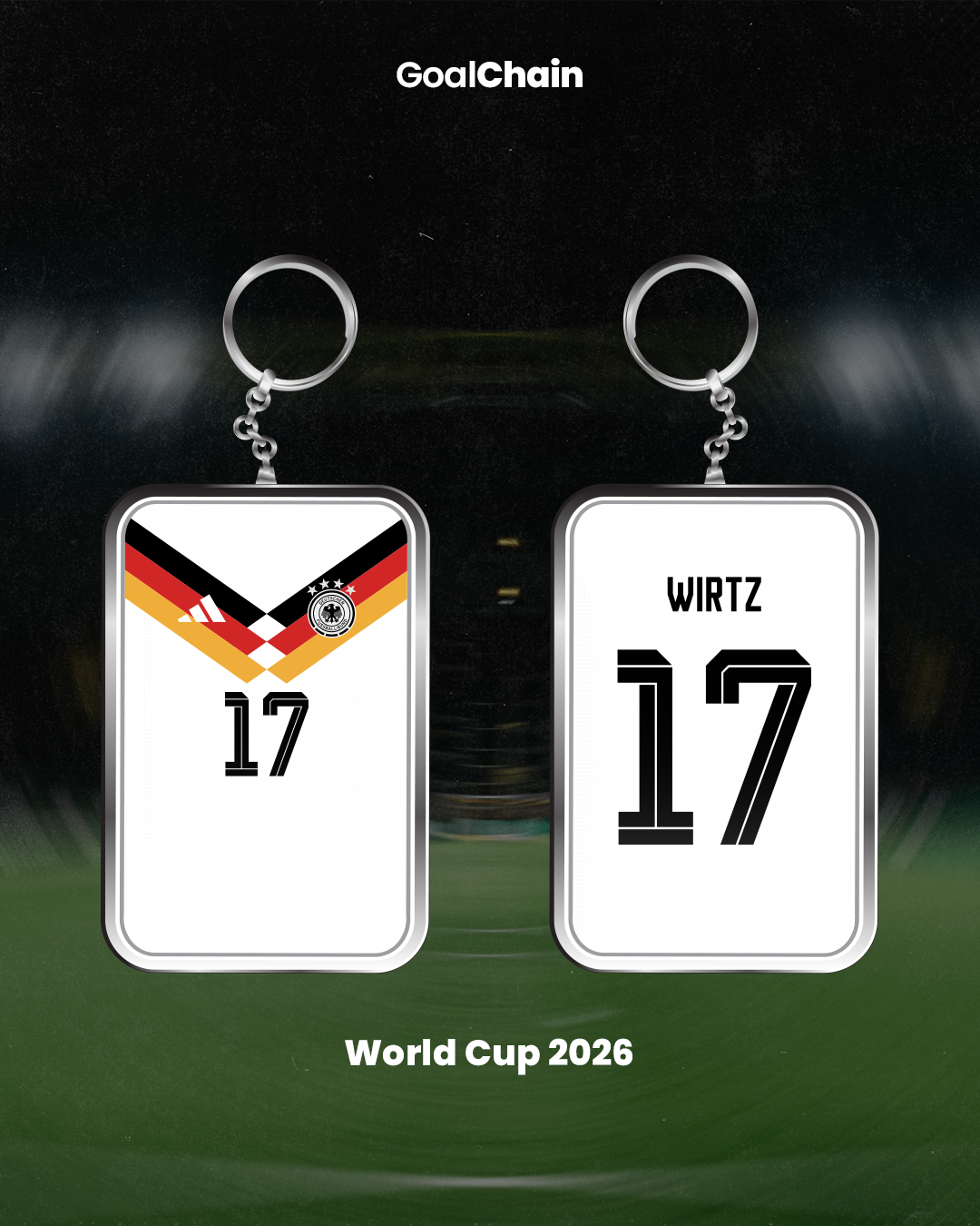 Portachiavi Germania WC 2026