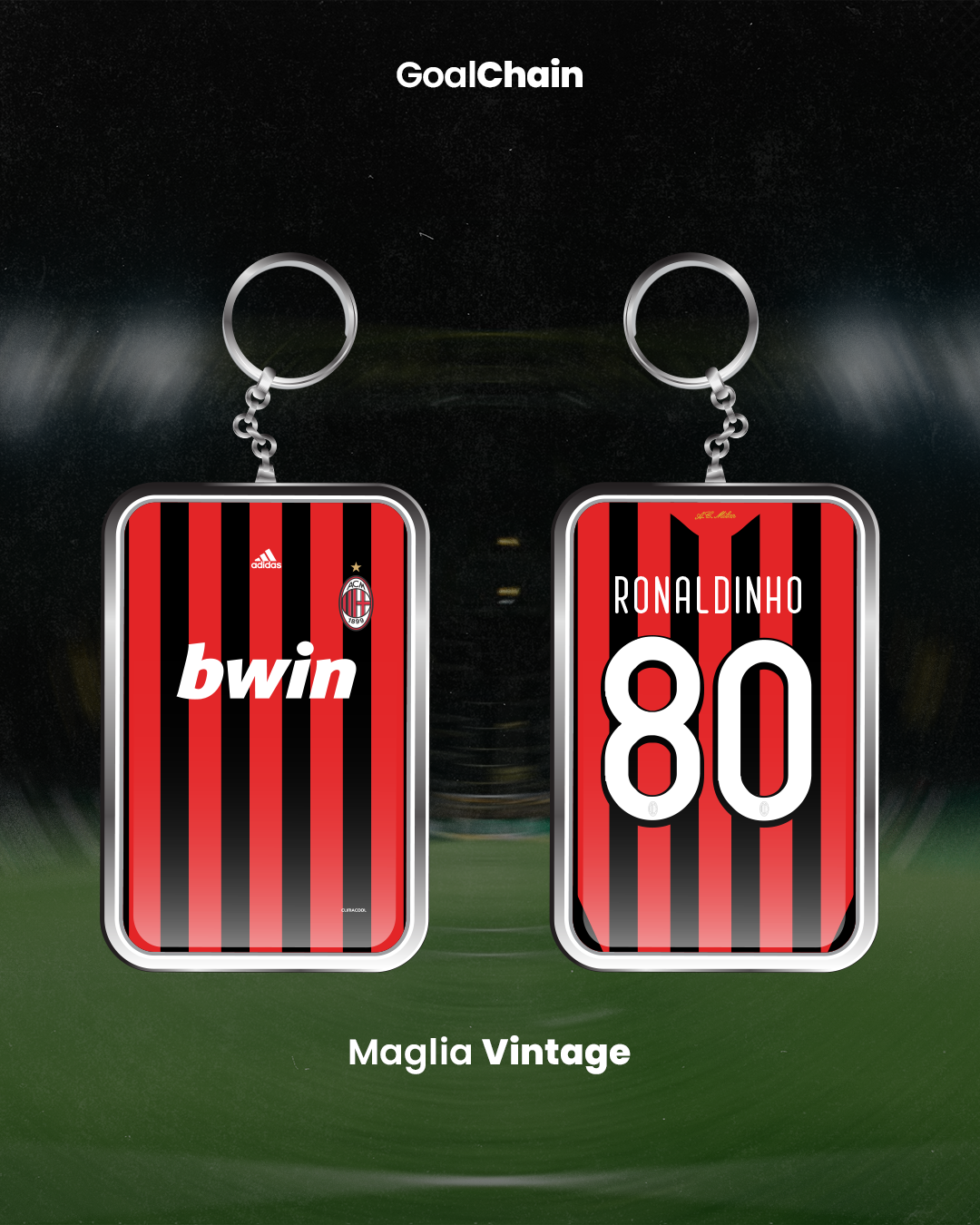 Portachiavi Milan 2008/9