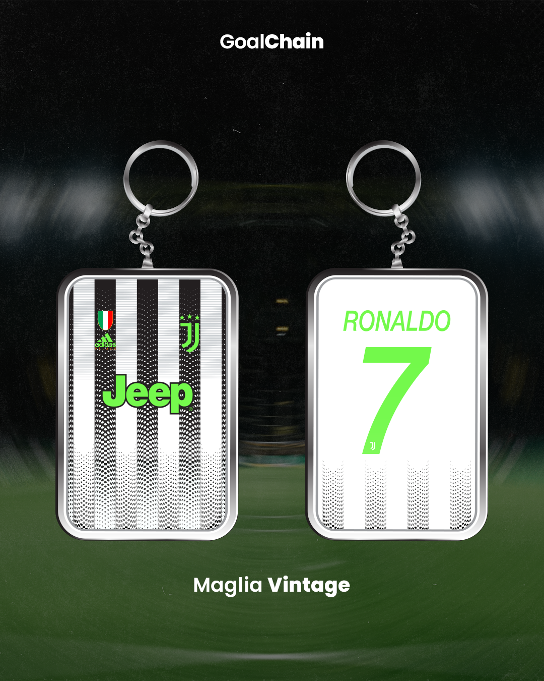 Portachiavi Juventus x Palace 