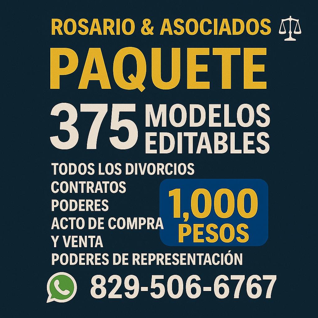 Paquete de 375 modelos editables