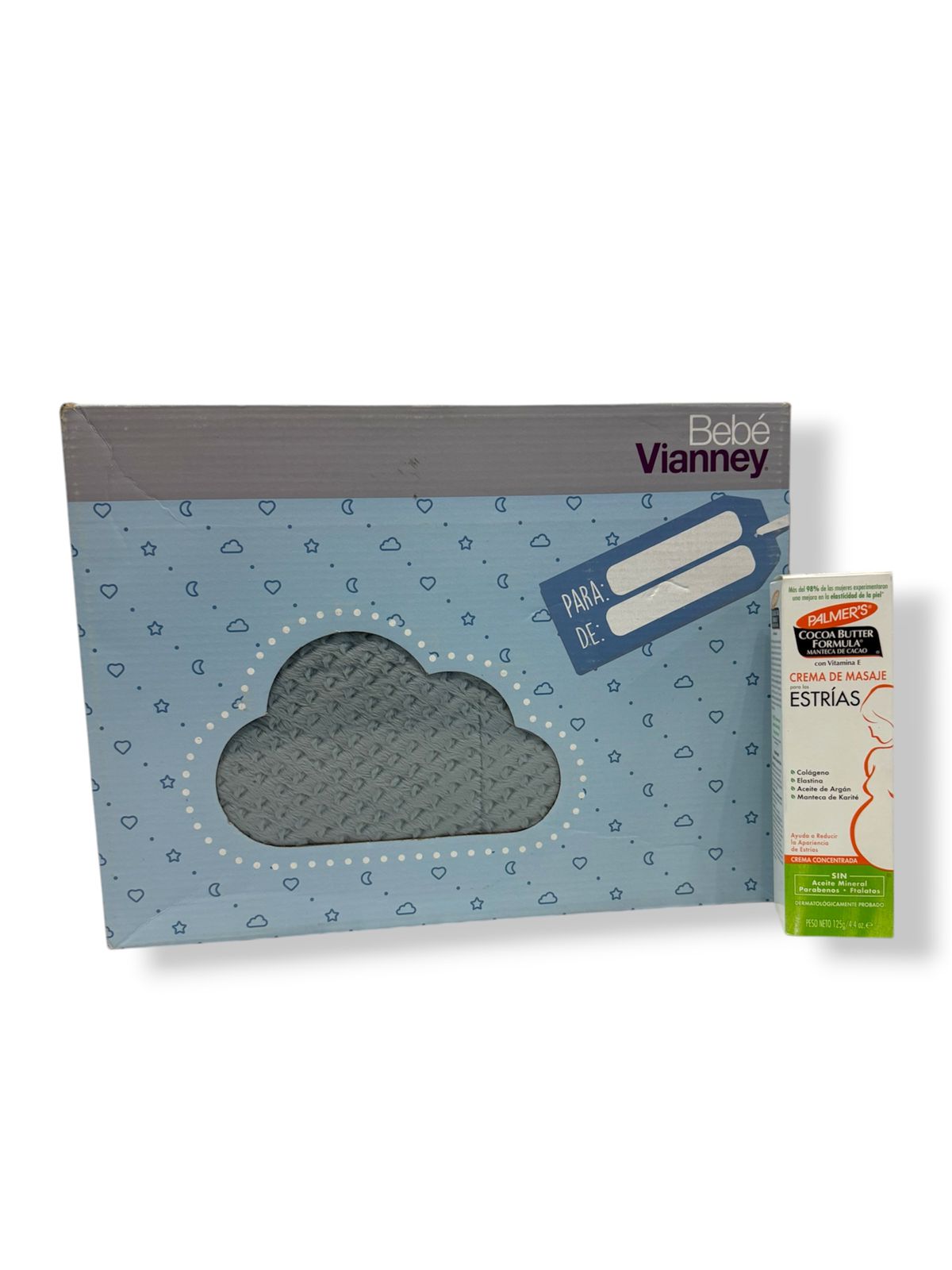 Bebé Vianney Baby Blanket and Stretch Mark Cream Set