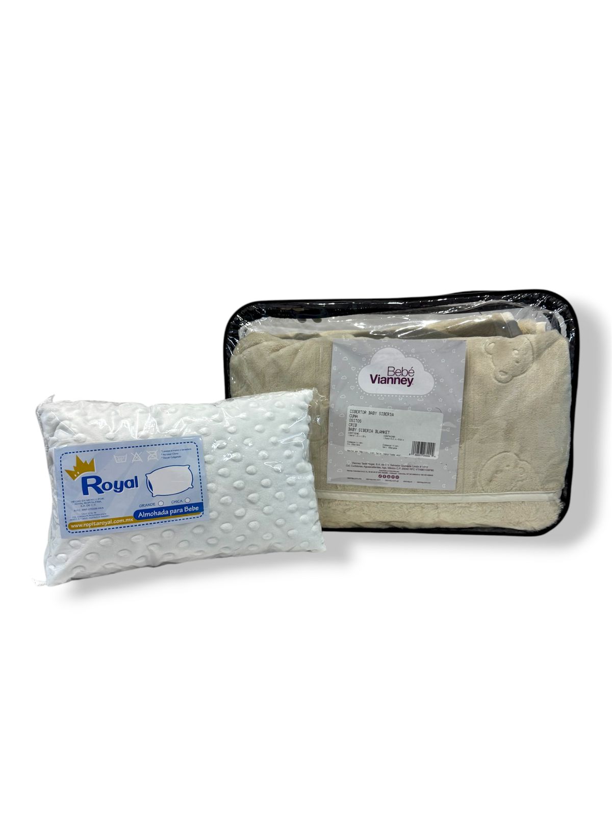 Baby bedding set with pillow