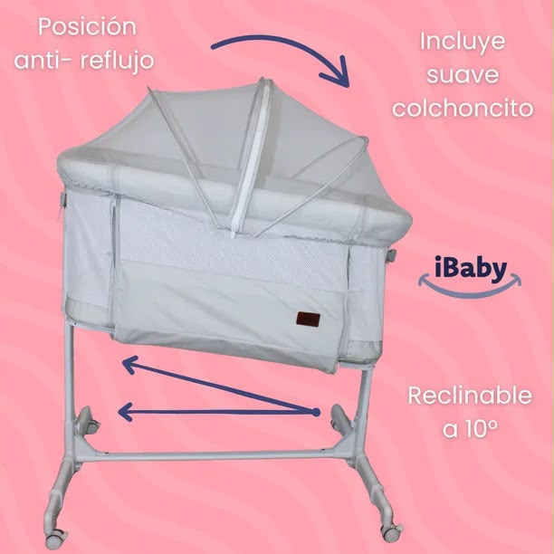 Cuna colecho con Mosquitero