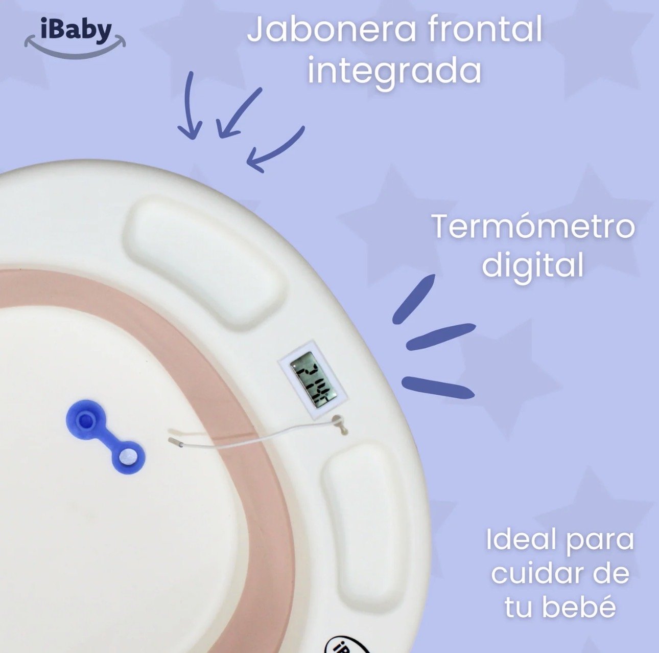 Bañera pegable iBaby con base 