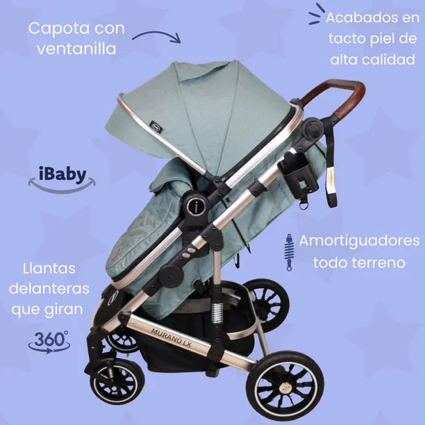 Carriola 5 en 1 para Bebé