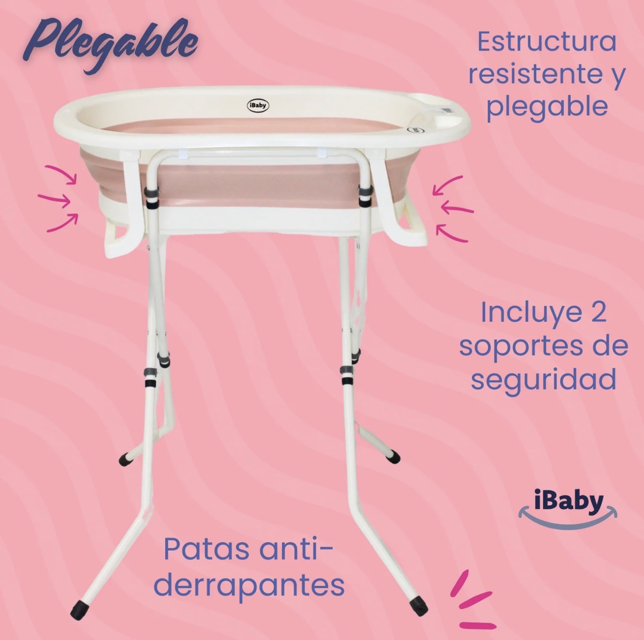Bañera pegable iBaby con base 