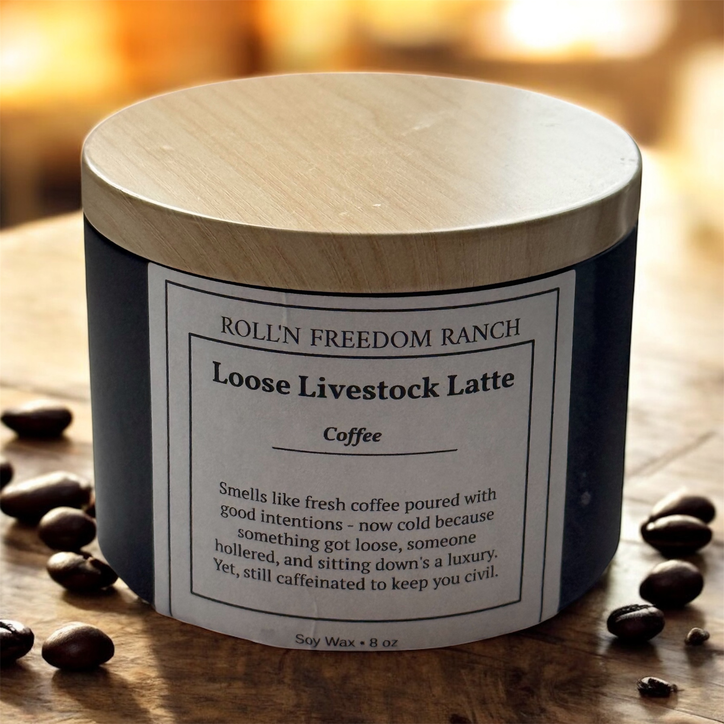 Loose Livestock Latte Candle