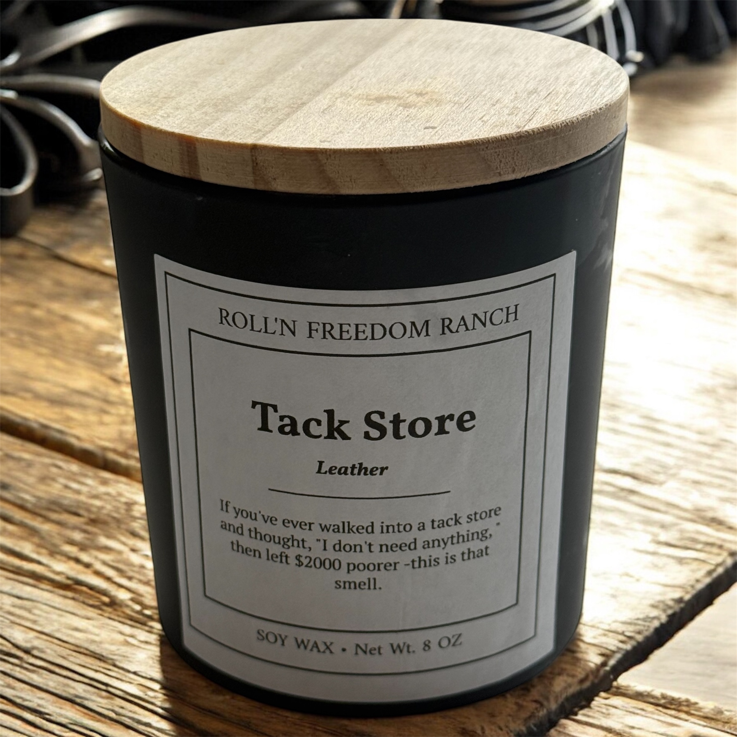 Tack Store Scented Candle