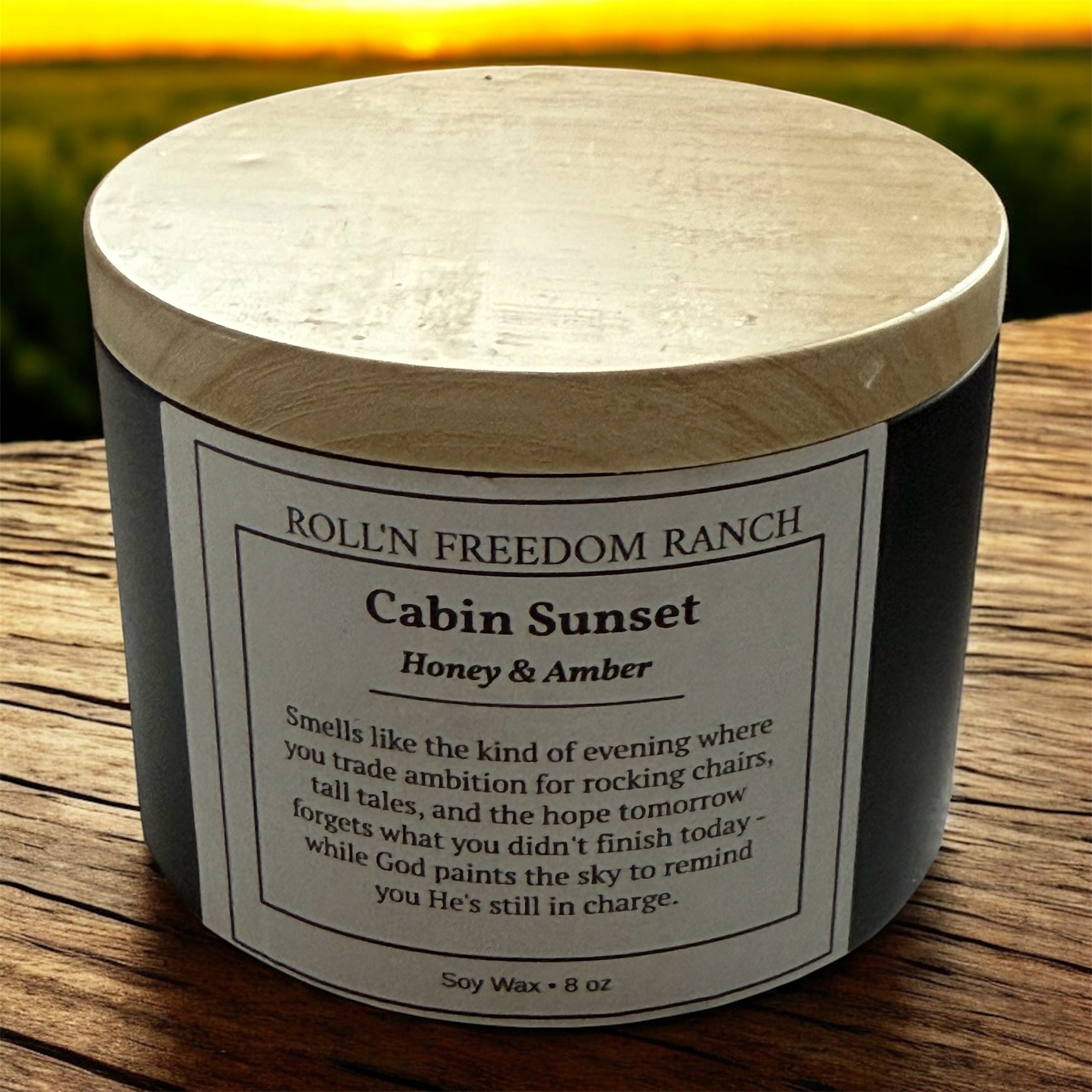 Cabin Sunset Scented Candle