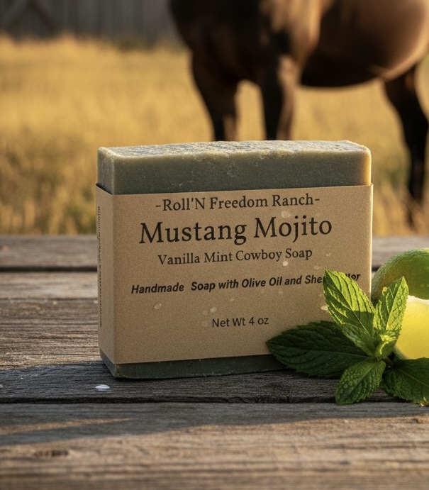 Mustang Mojito Vanilla Mint Cowboy Soap