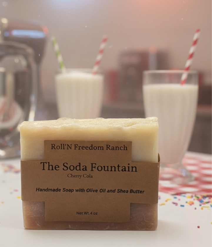 The Soda Fountain Cherry Cola Soap