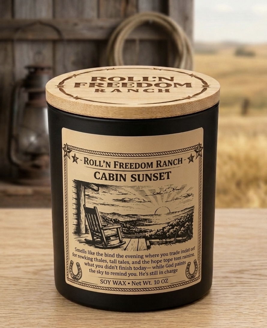 Cabin Sunset Soy Candle