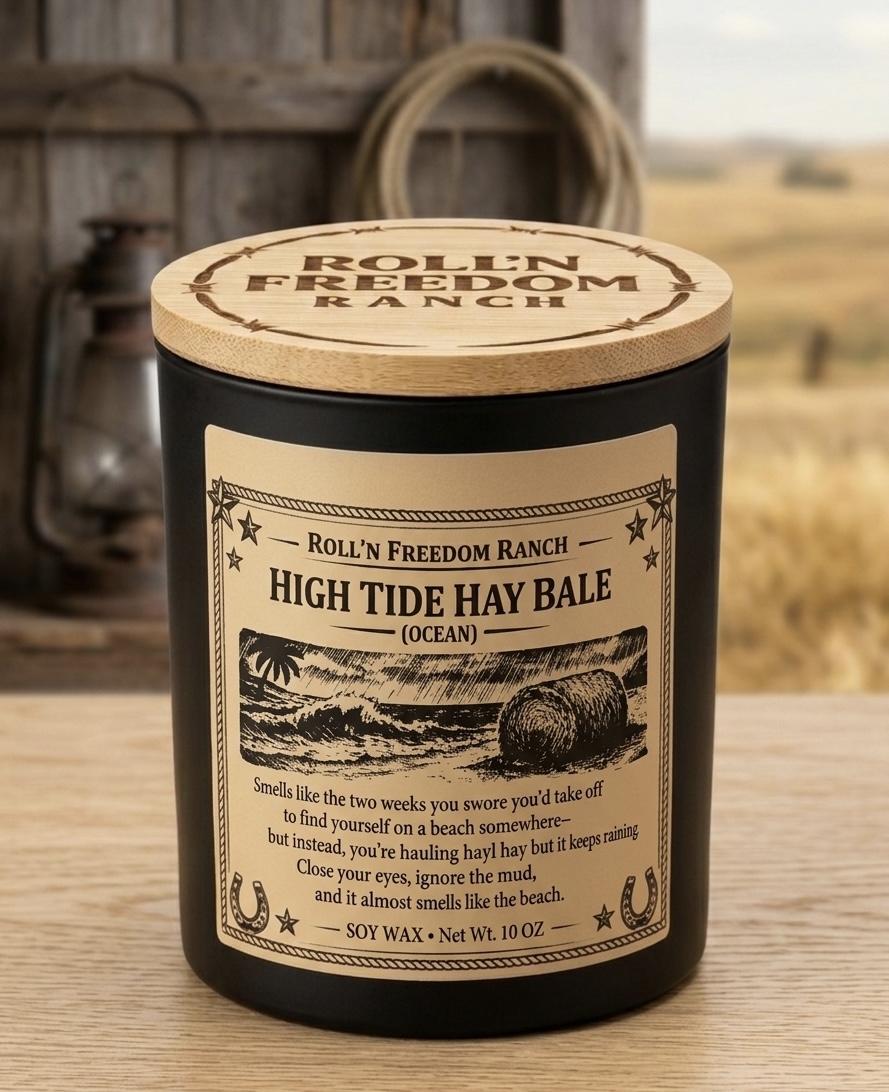 High Tide Hay Bale Soy Candle