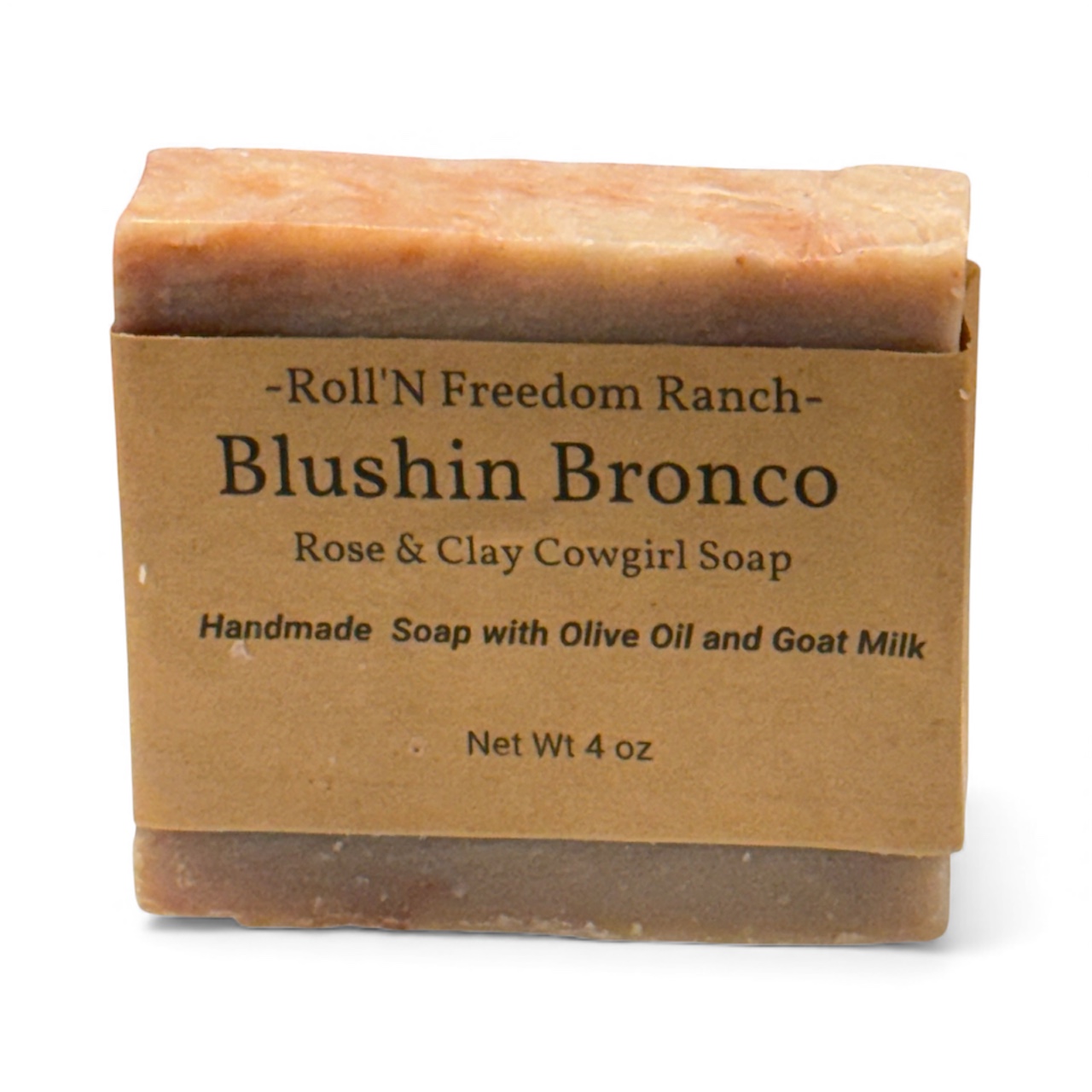 Blushin Bronco Rose & Clay Cowgirl Soap