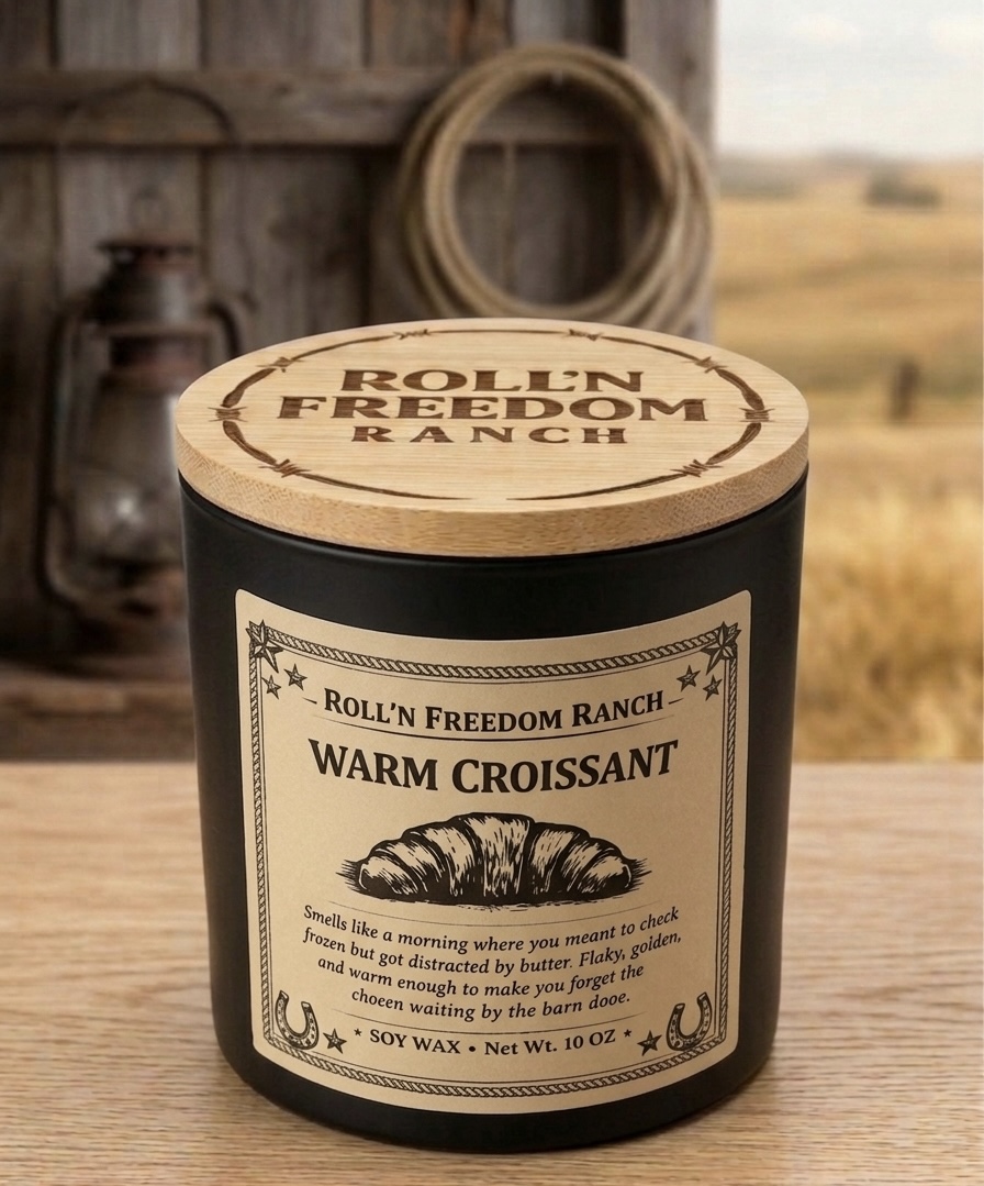 Warm Croissant Scented Candle