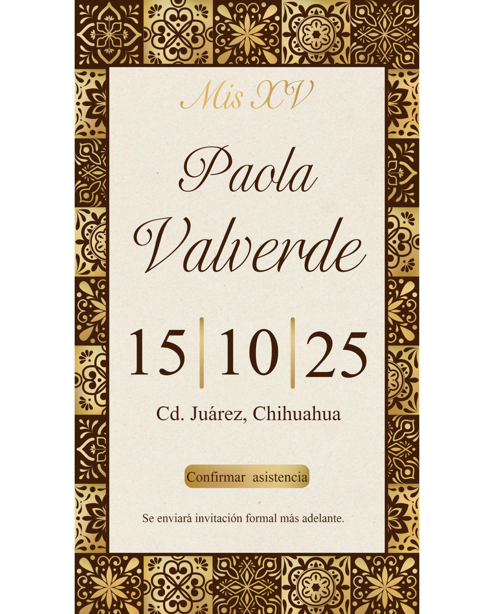 Save The Date Charro