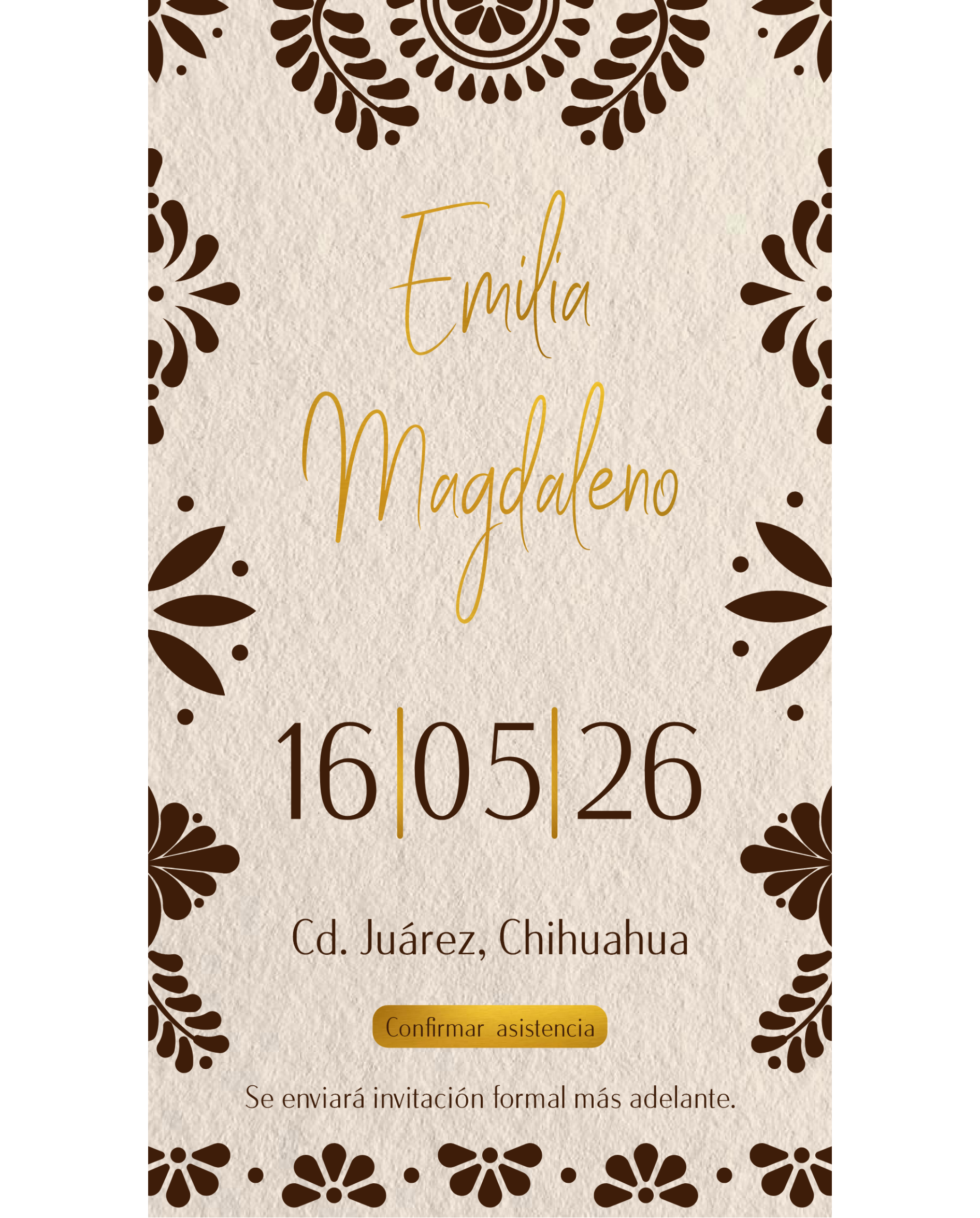 Save The Date Cielito Lindo