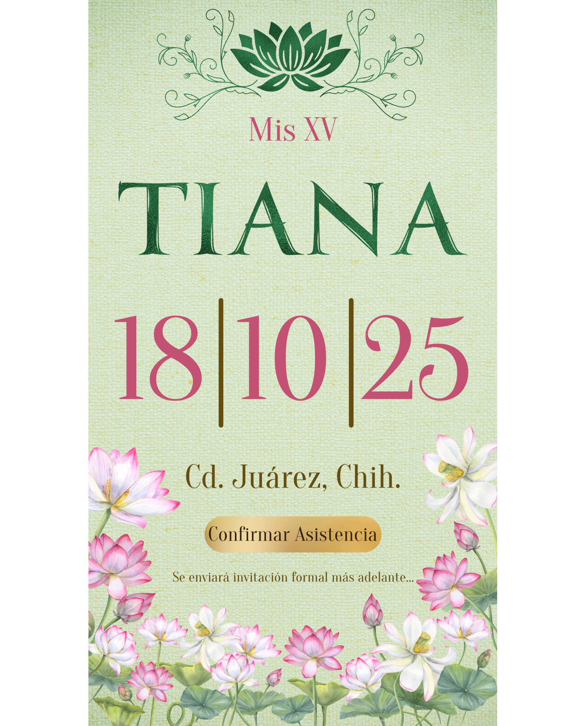 Save The Date La Princesa y el Sapo