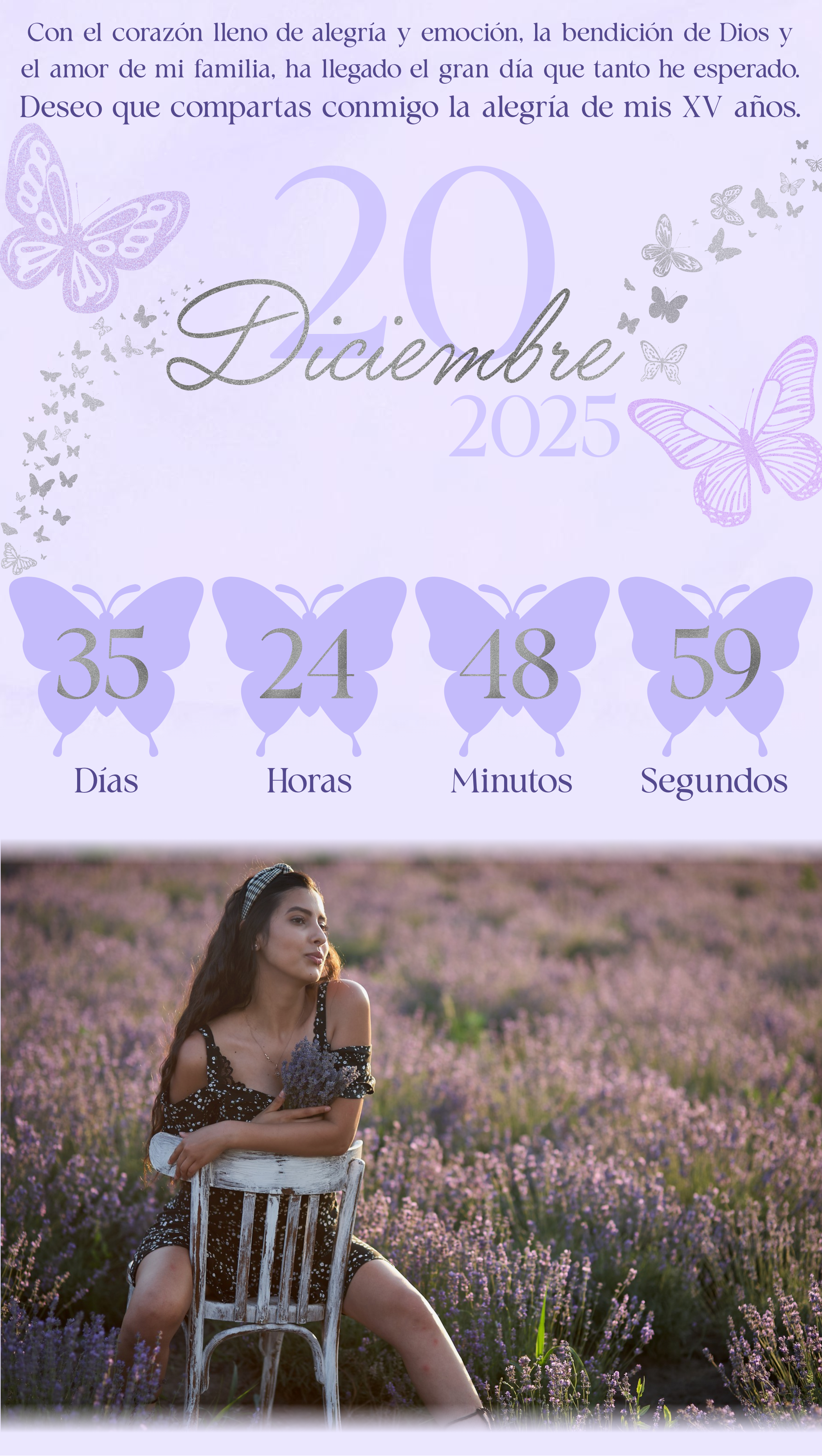 Mariposas MOD. Lilas