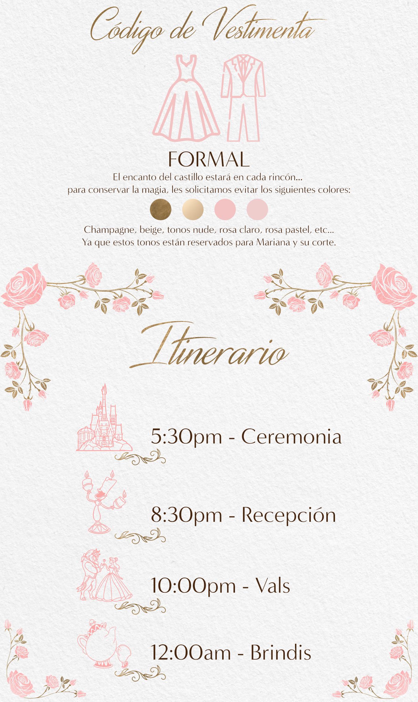 Bella y Bestia  Mod. 1