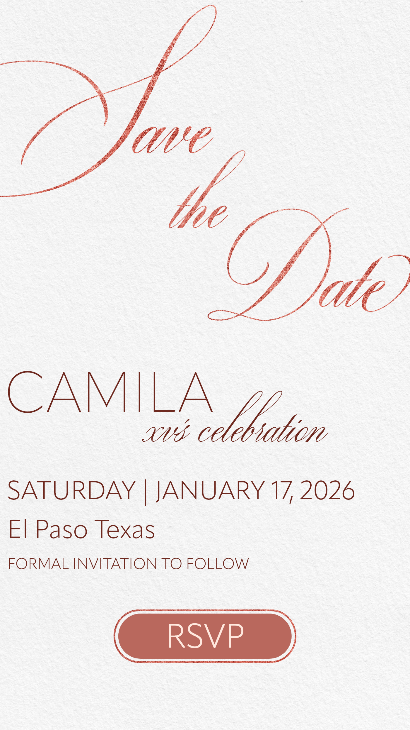 Save The Date Durazno