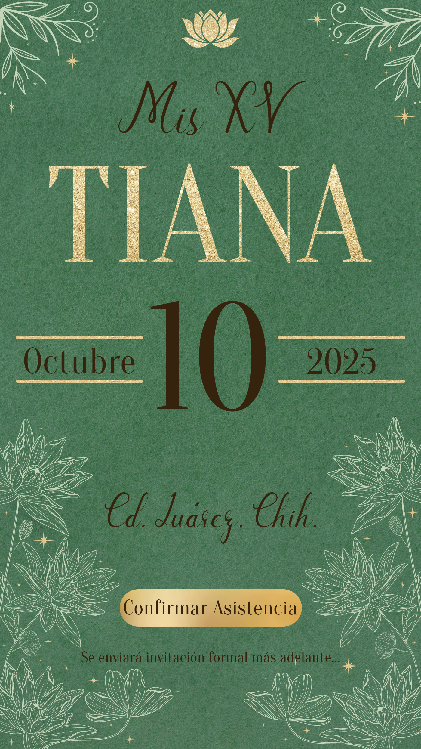 Save The Date La Princesa y el Sapo