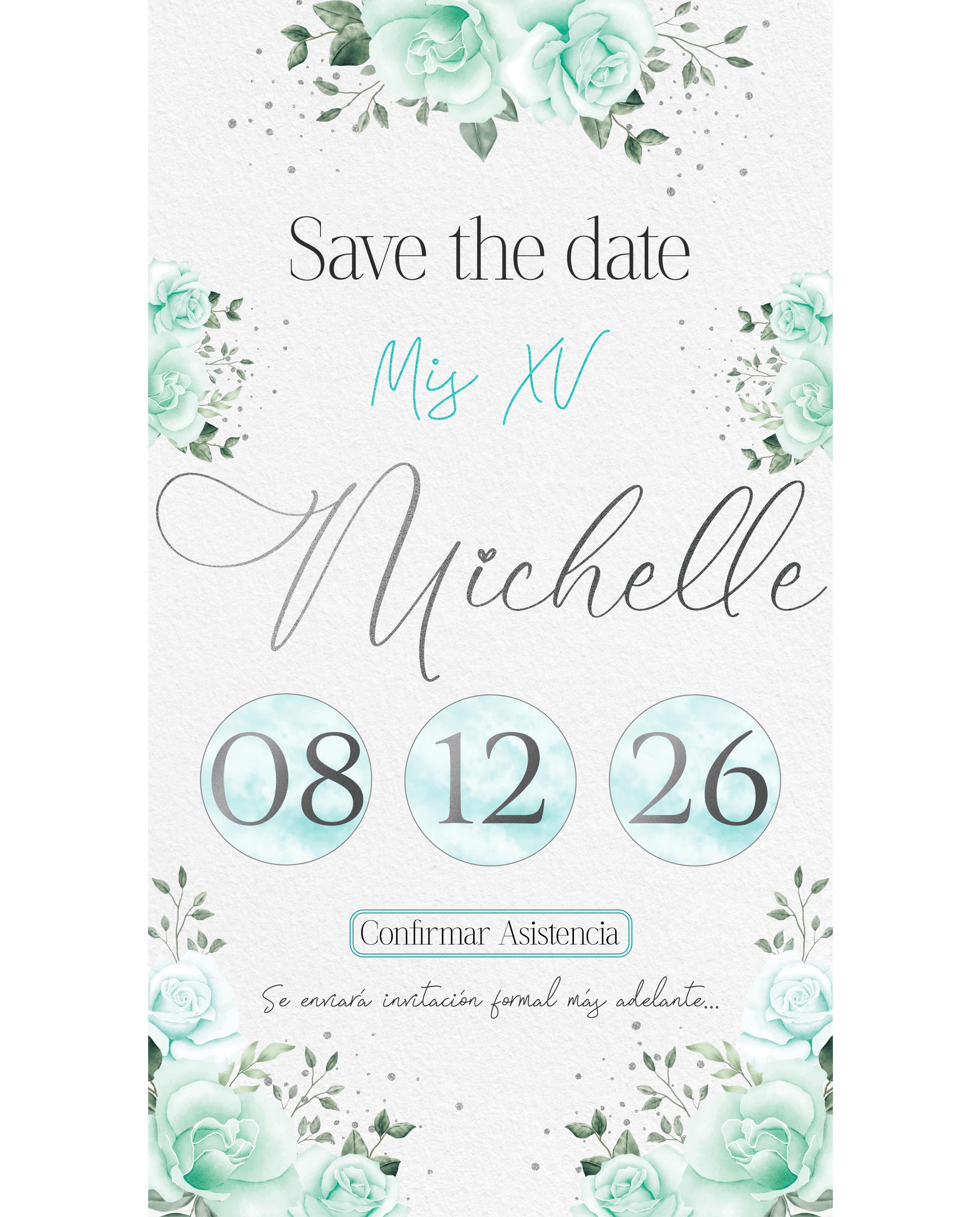 Save The Date Aqua MOD.2