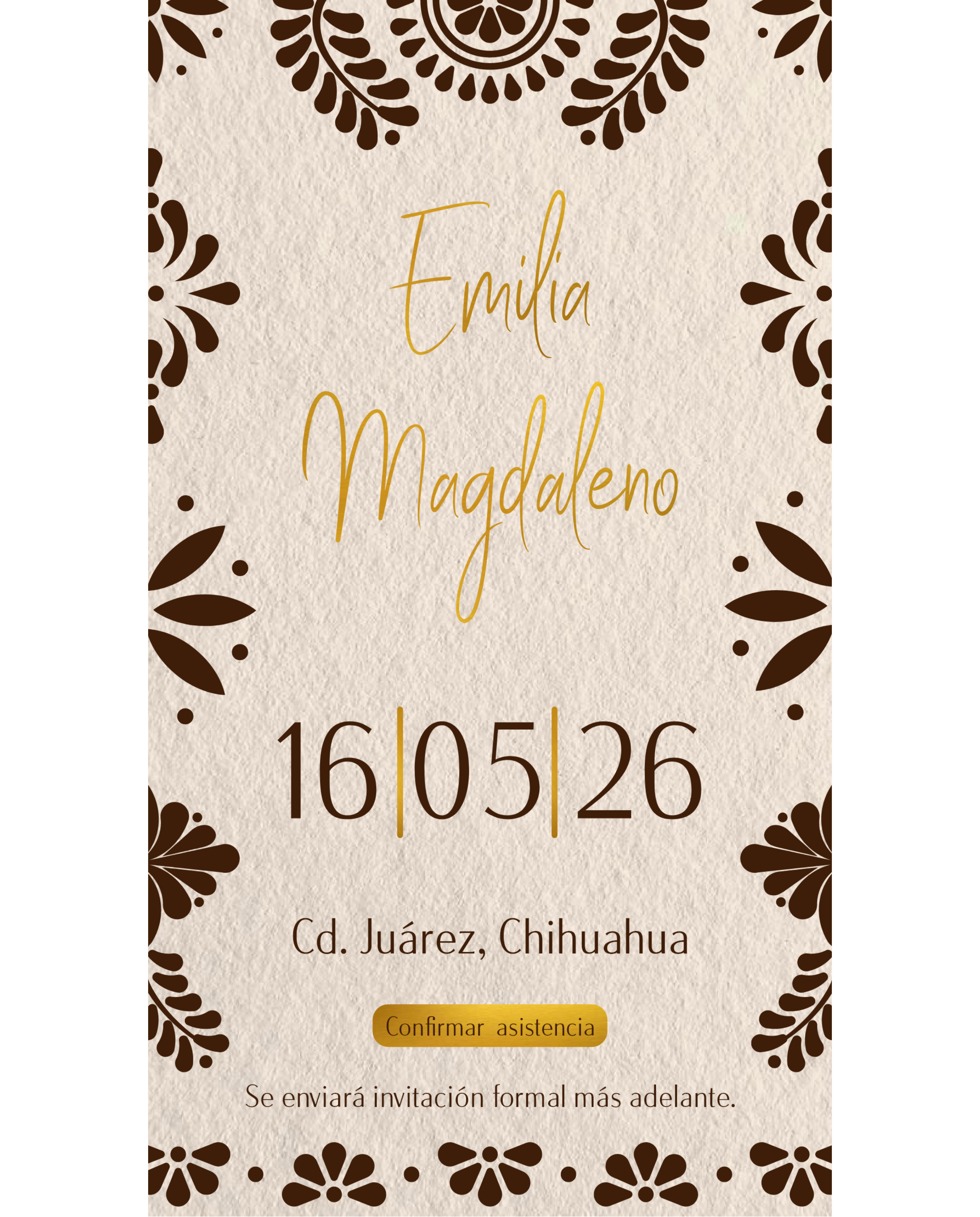 Save The Date Cielito Lindo
