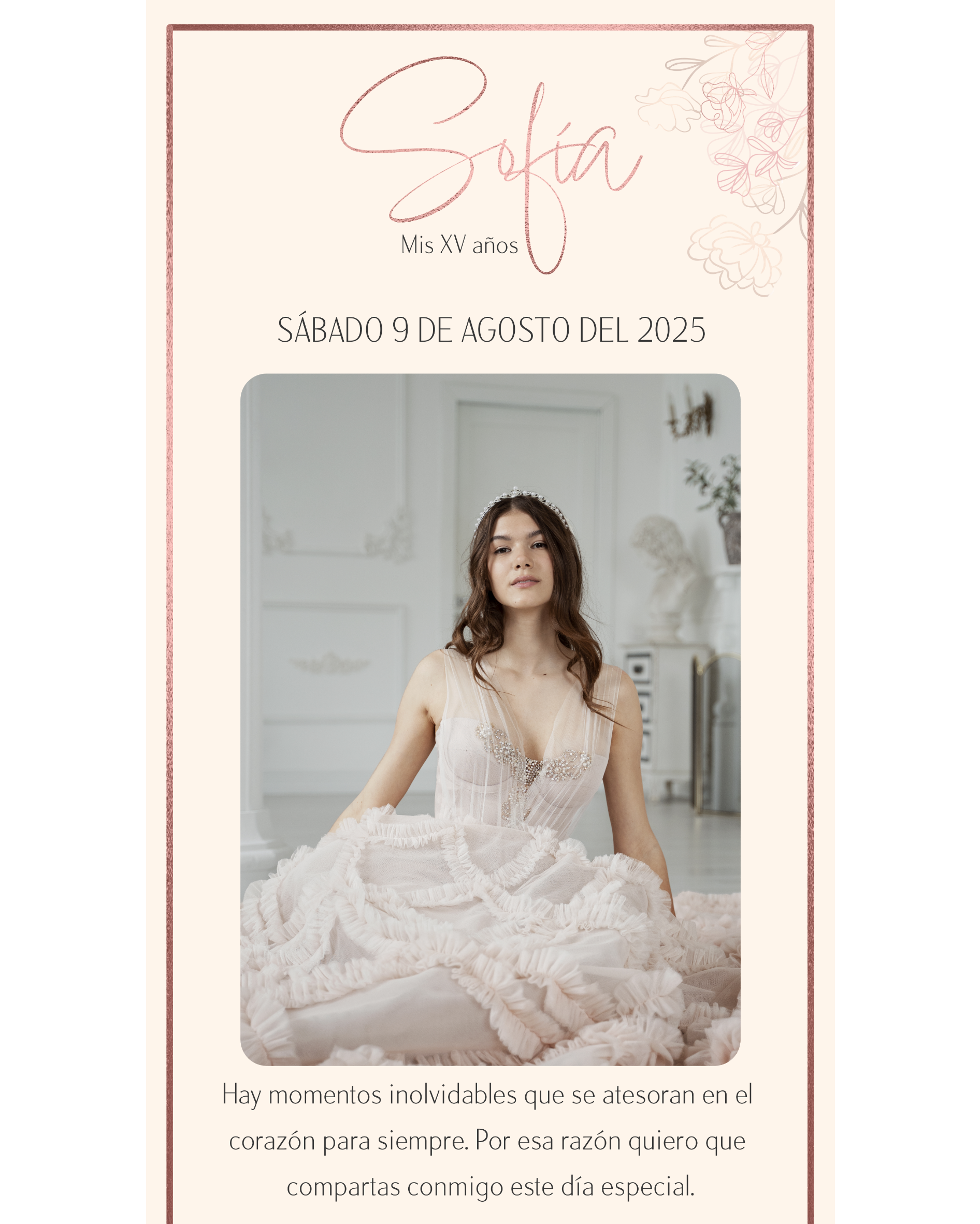 Minimalista Rose Gold