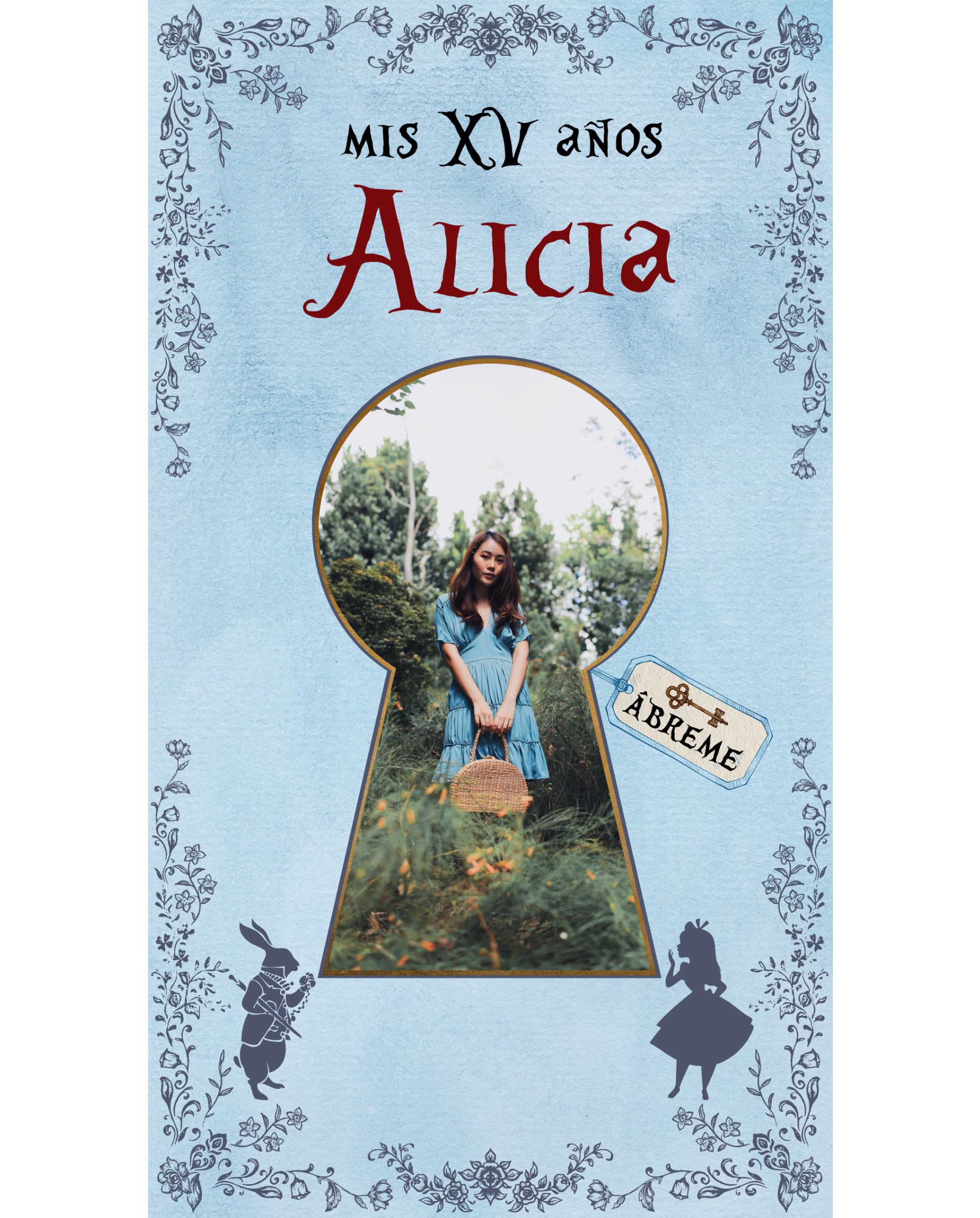 Save The Date Alicia en el País de las Maravillas