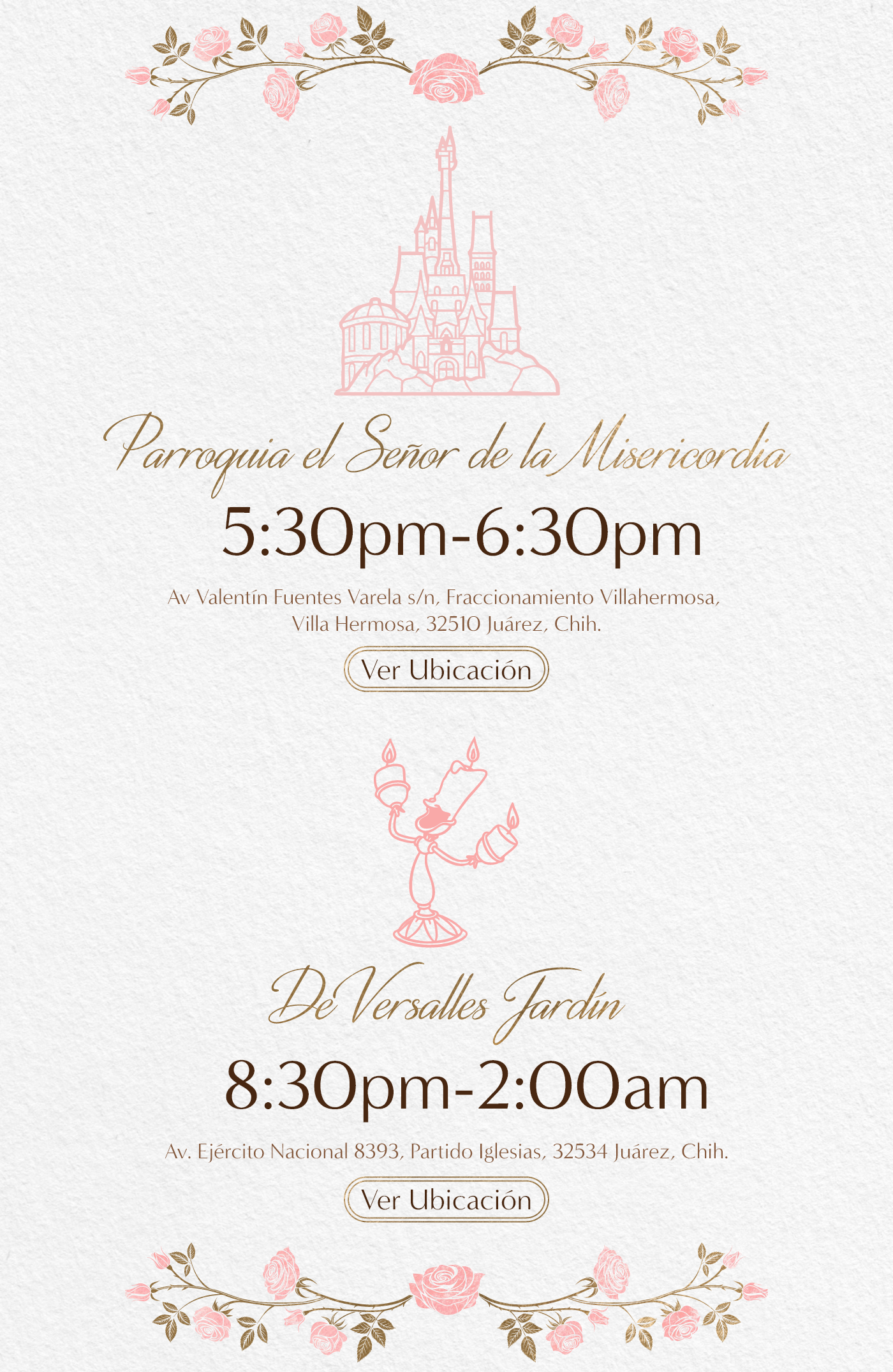 Bella y Bestia  Mod. 1