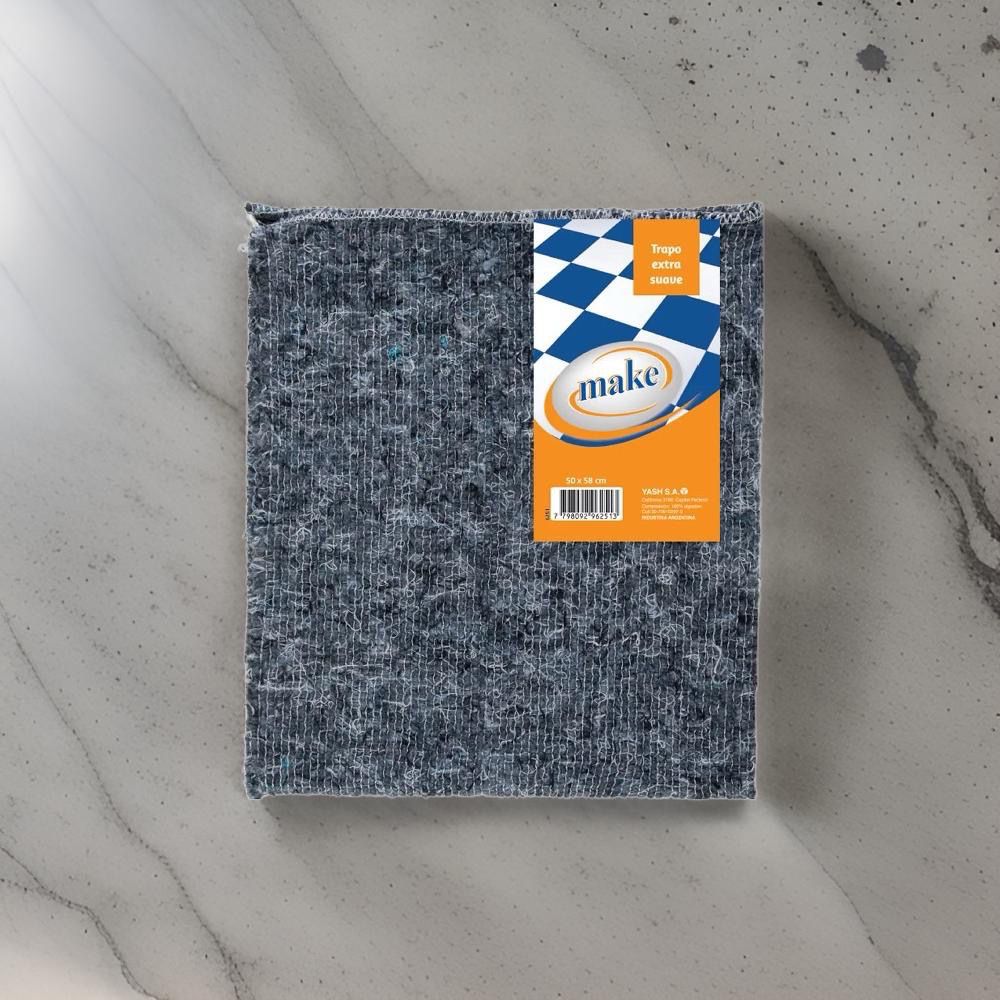 Trapo de piso extra suave Gris