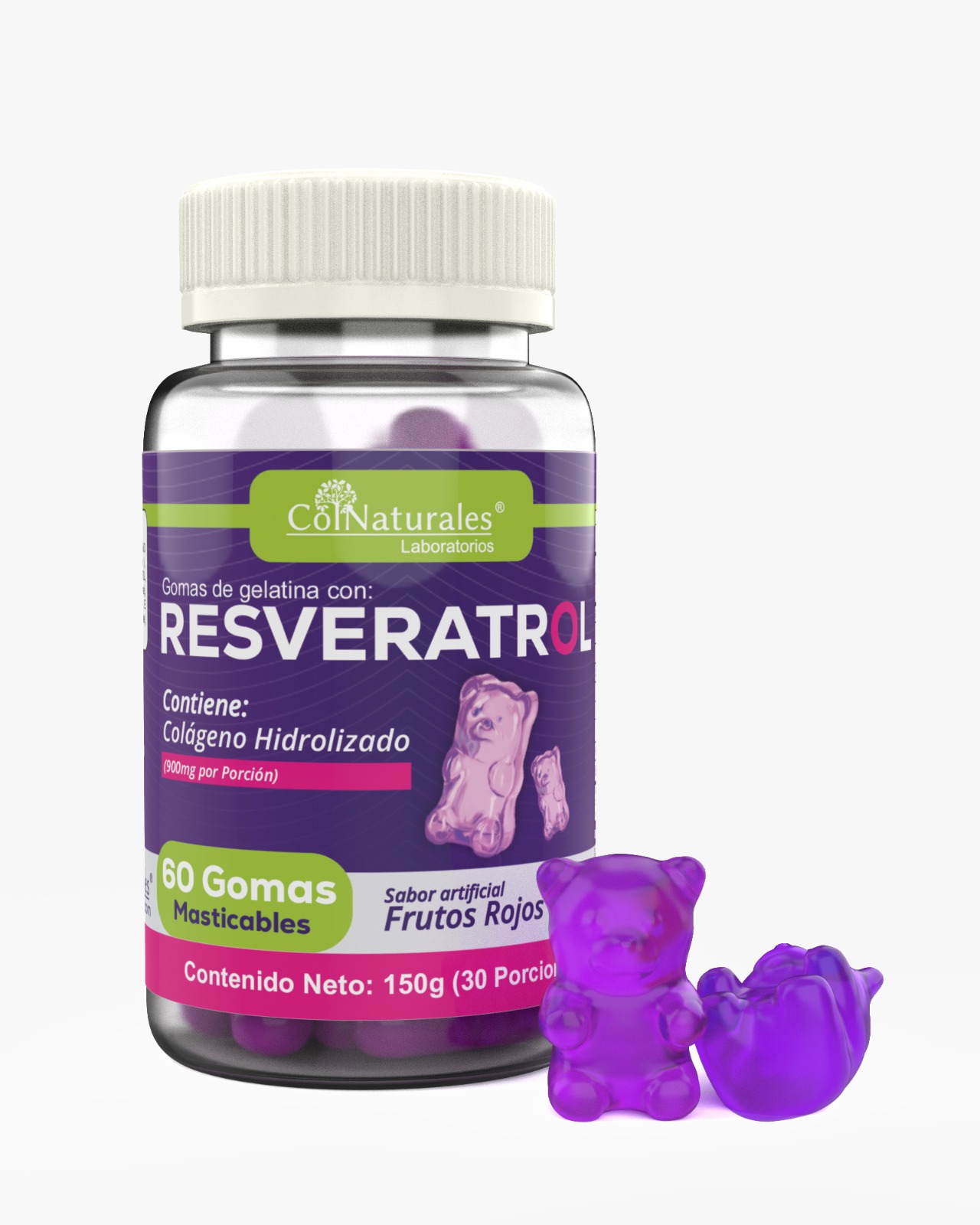 Gomas masticables de resveratrol